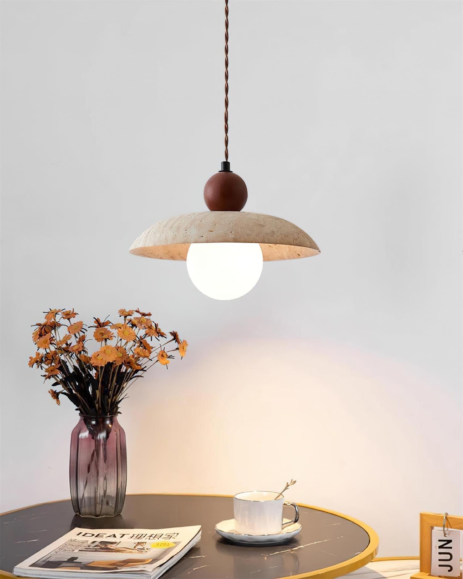 Jojo Pendant Light Travertine - Letslighting