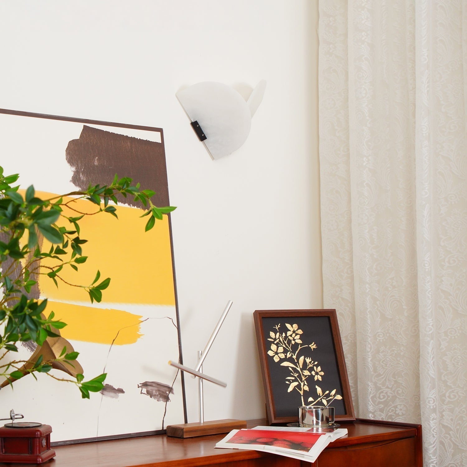 Cevelaris Heart Alabaster Wall Light - Neutralighting