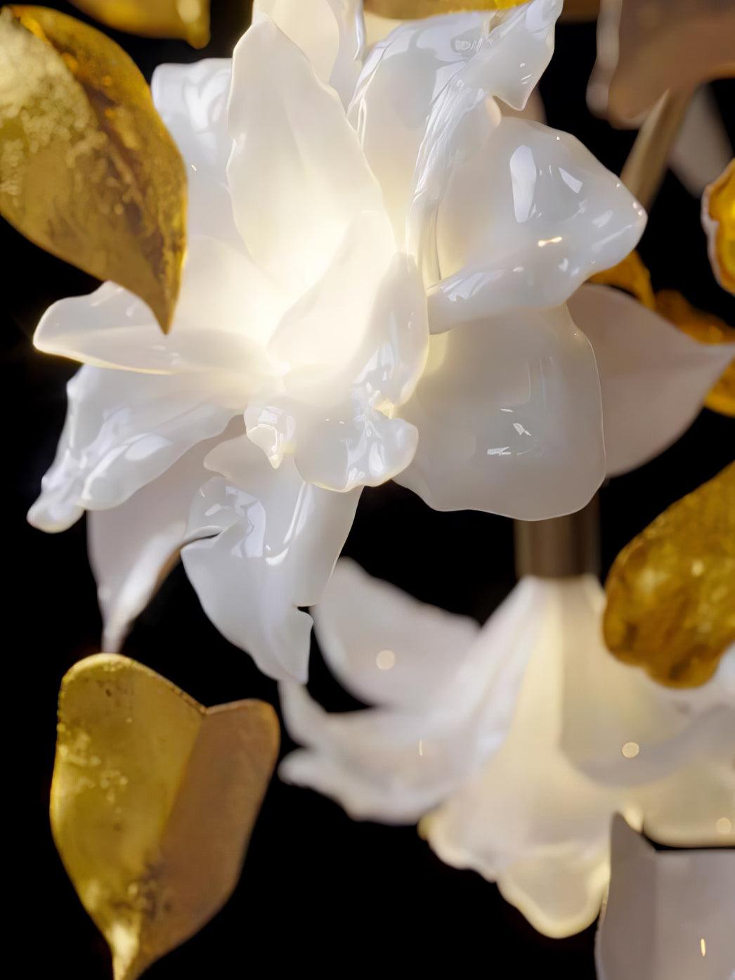 Araeos Fliegend Blüten Flatternd Messing Kronleuchter-Letslighting