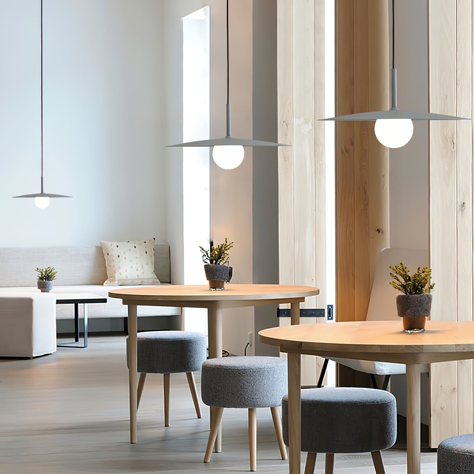 Lustra Pendelleuchte Platte Schirm für Wohnzimmer-Letslighting