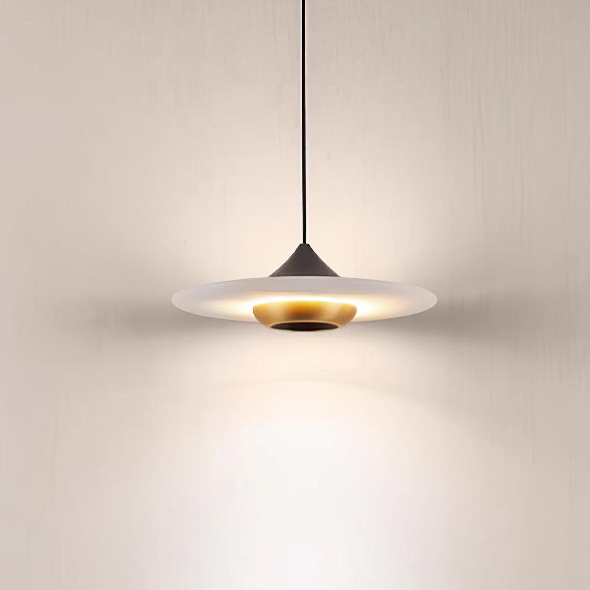 Flying Saucer Marble Pendant Lamp - Blowlighting