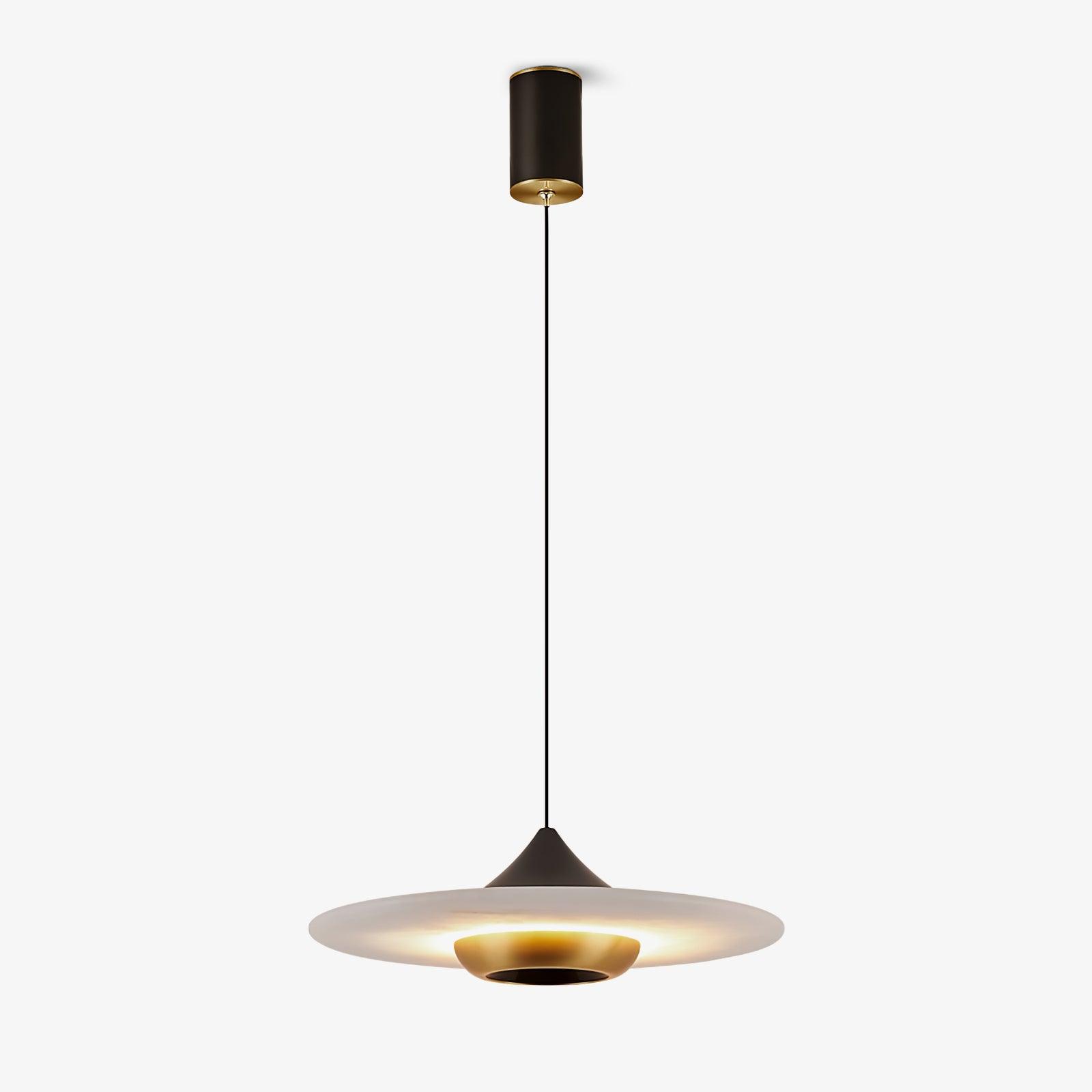 Flying Saucer Marble Pendant Lamp - Blowlighting