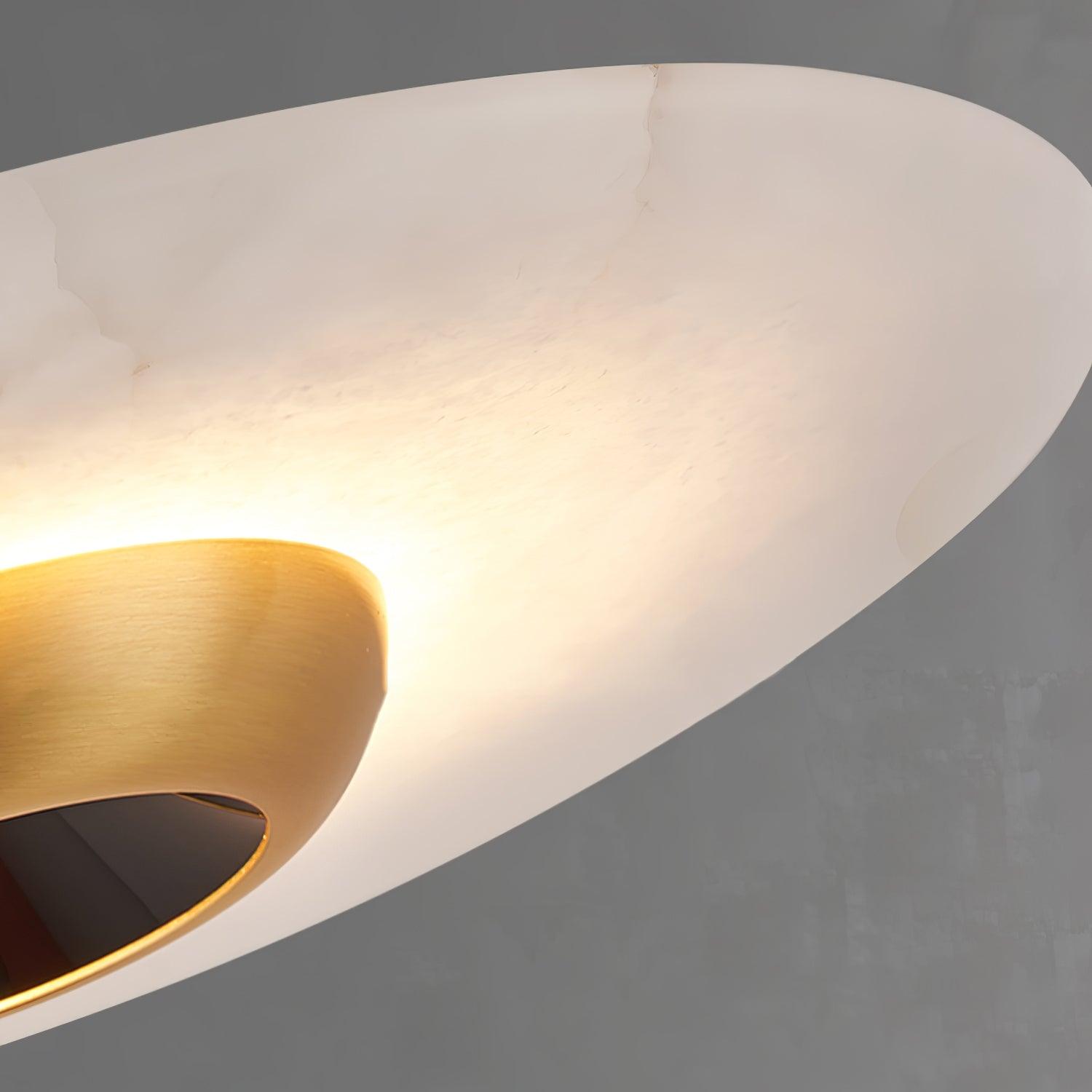 Flying Saucer Marble Pendant Lamp - Blowlighting