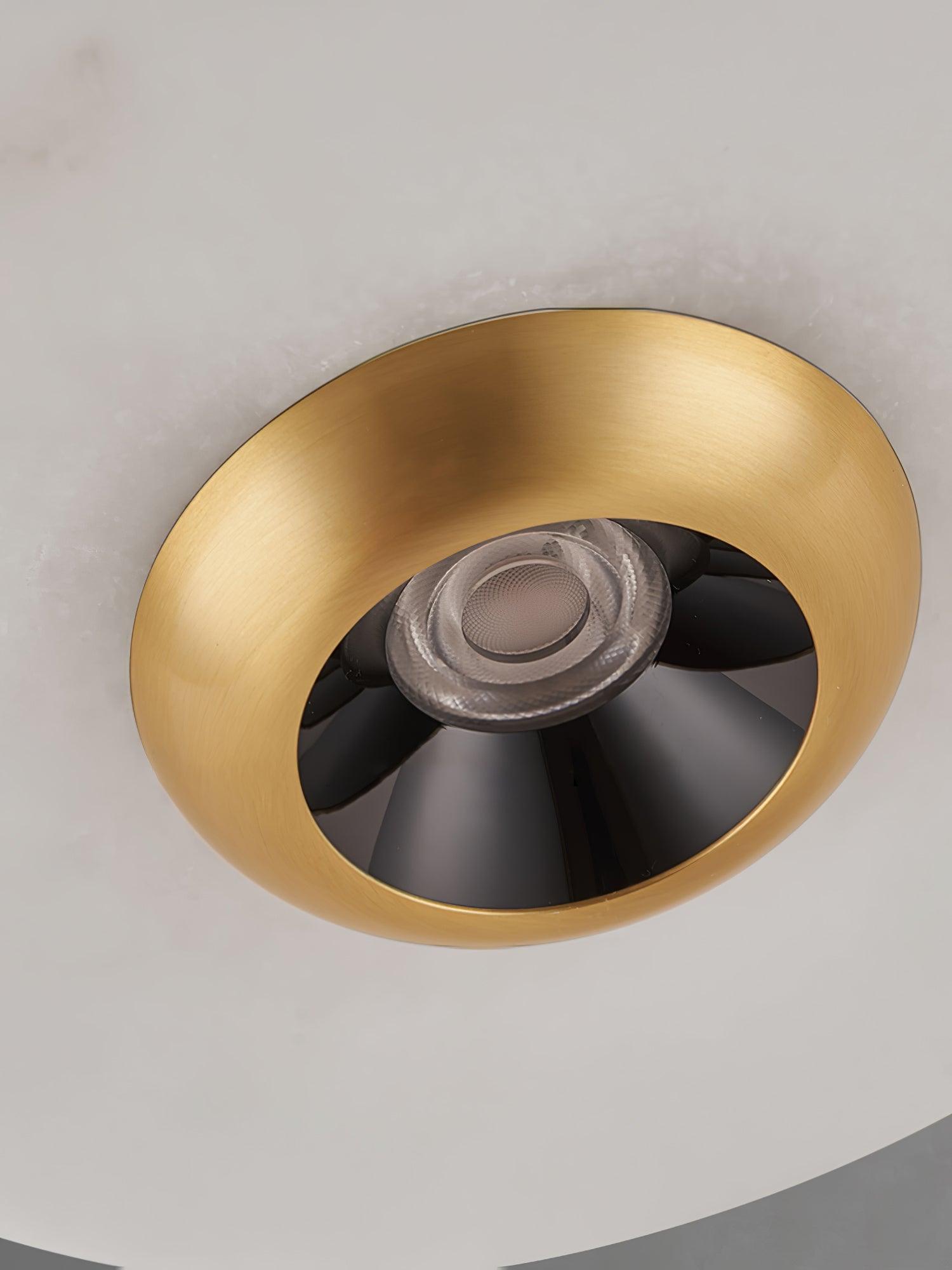 Flying Saucer Marble Pendant Lamp - Blowlighting