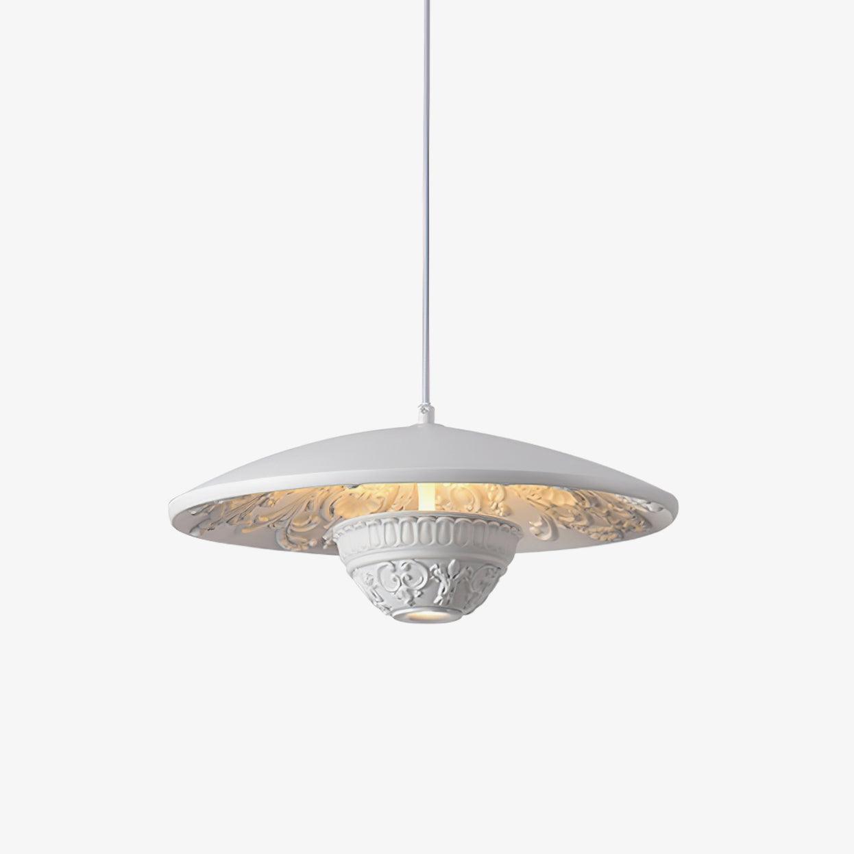 Ciraeus Kunst Fliegende Untertasse Harz Pendelleuchte-Letslighting