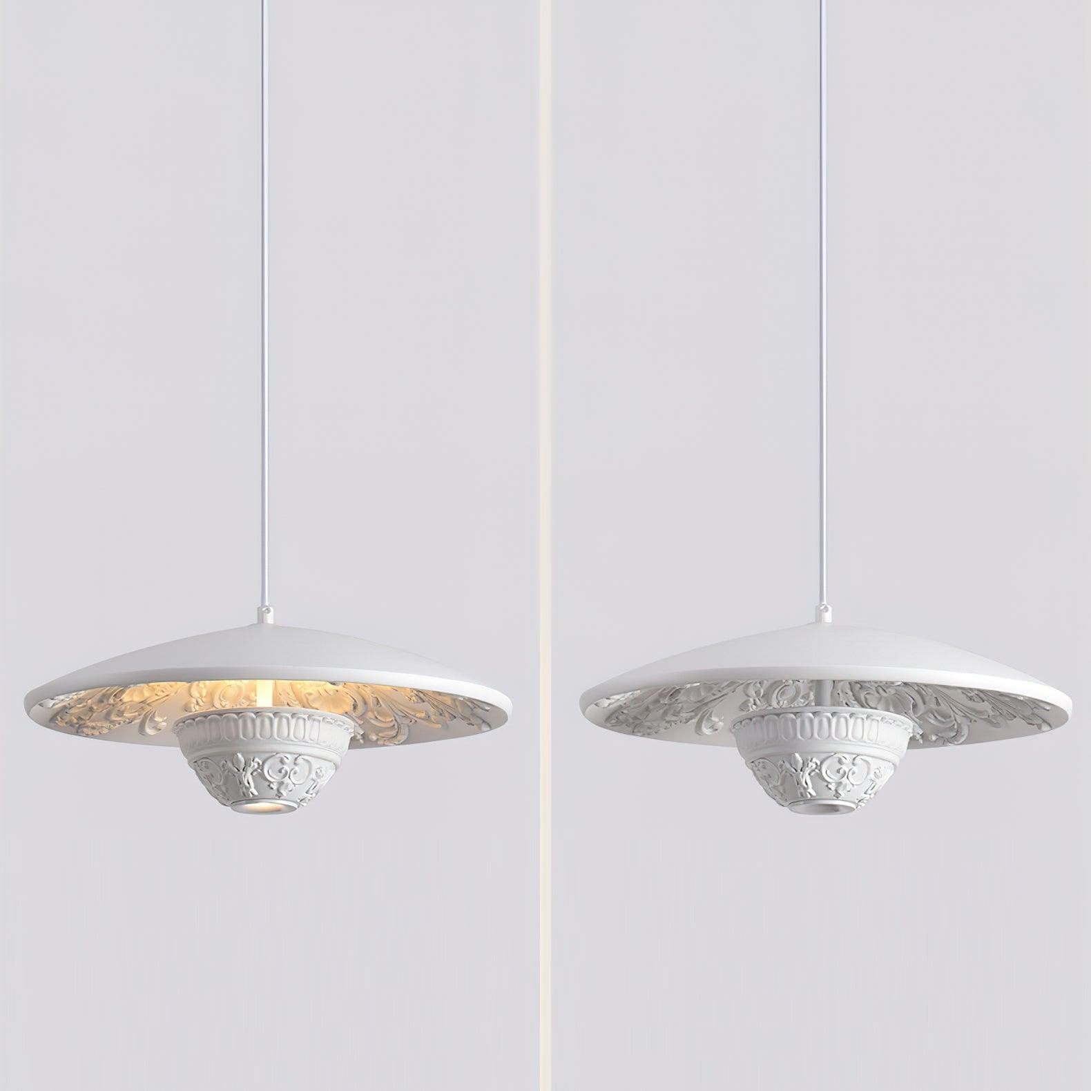 Ciraeus Kunst Fliegende Untertasse Harz Pendelleuchte-Letslighting