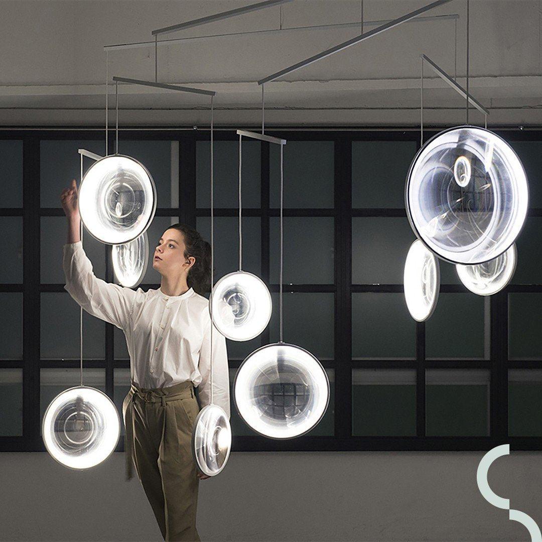 Veloria Glas Künstlerisch Pendelleuchte-Letslighting