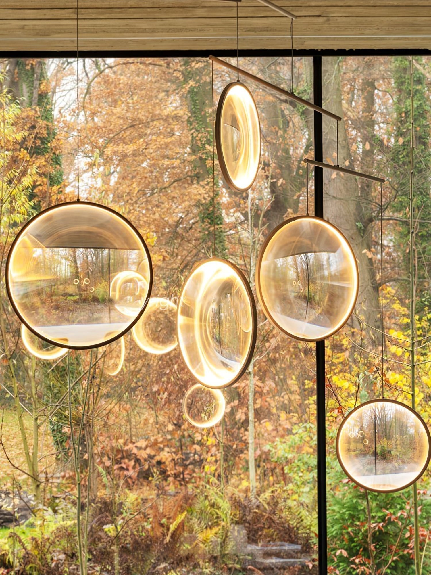Veloria Glas Künstlerisch Pendelleuchte-Letslighting