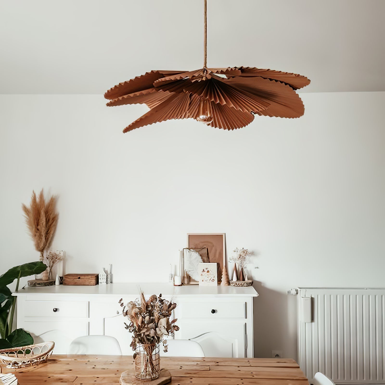 Lustra Pendelleuchte Blatt gefaltetes Papier Blumen-Letslighting