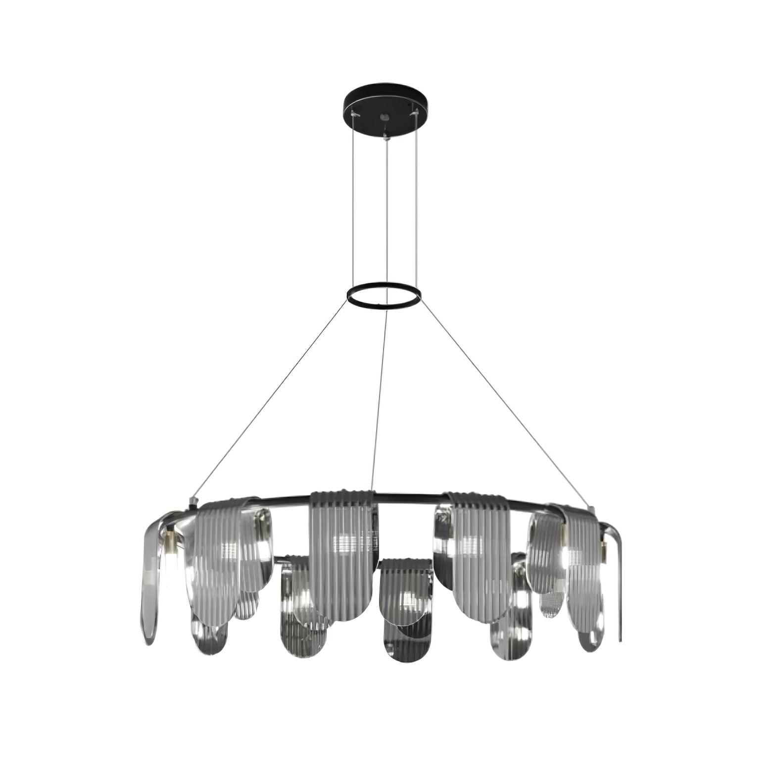 Leo Moderner Glas-Kronleuchter-Letslighting