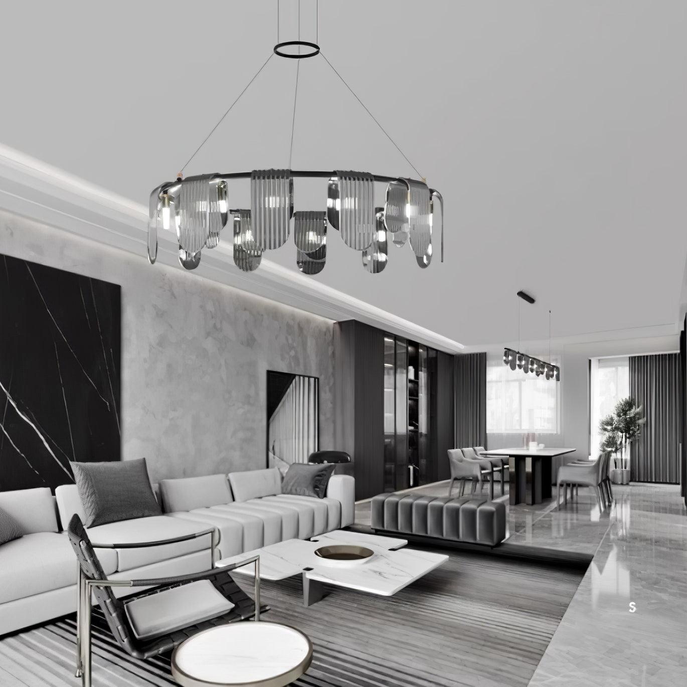 Leo Moderner Glas-Kronleuchter-Letslighting