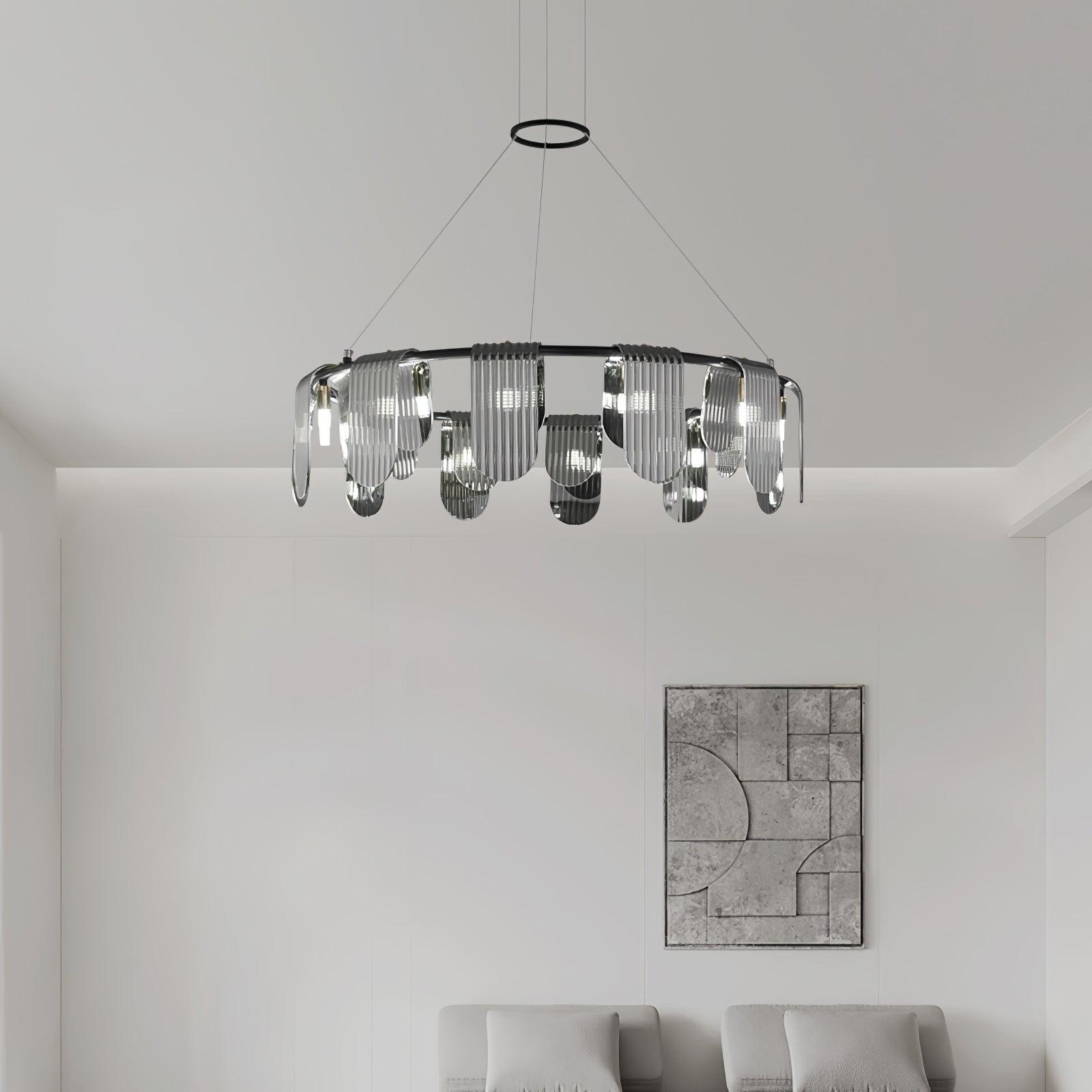 Leo Moderner Glas-Kronleuchter-Letslighting