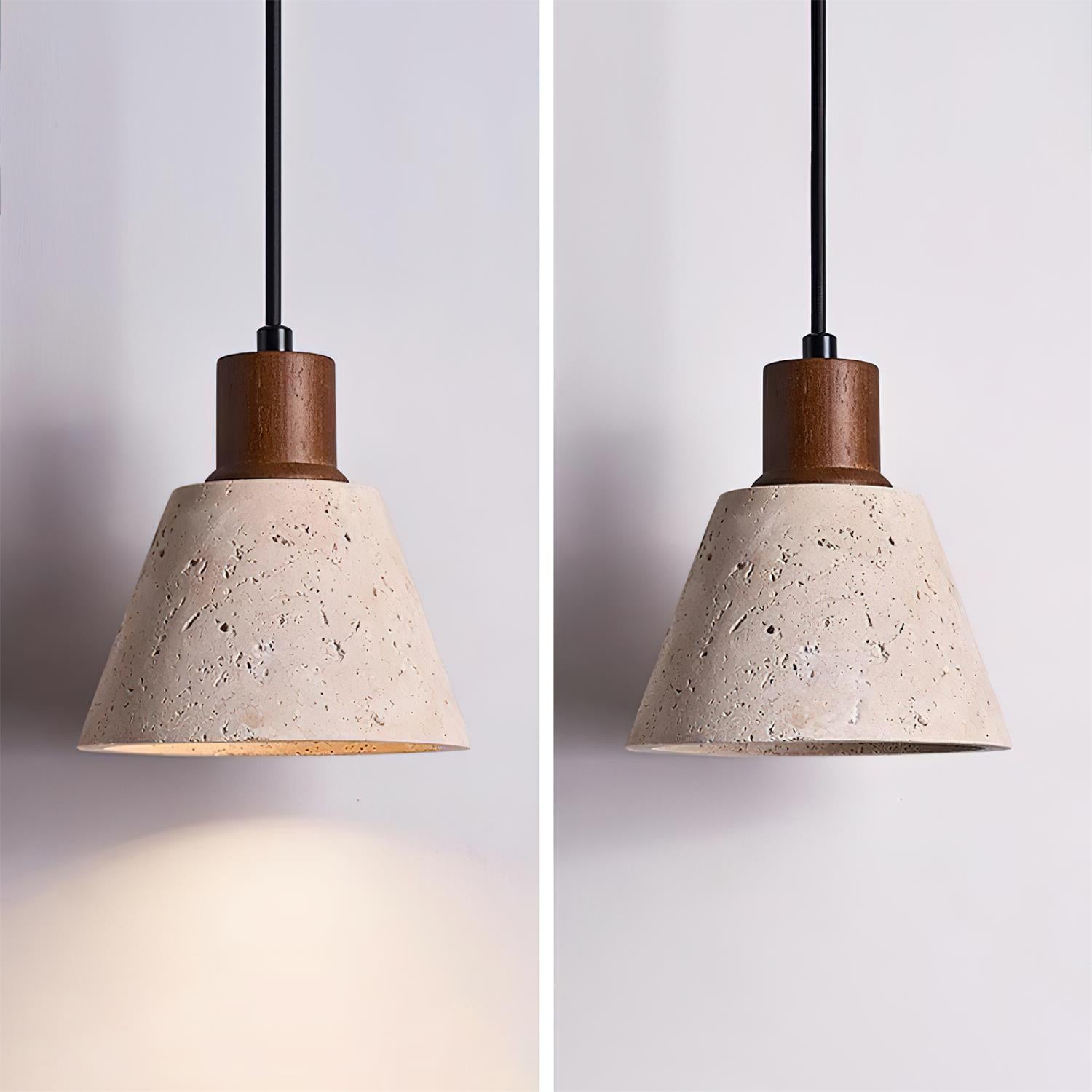 Ritta Pendant Light Travertine Cluster - Letslighting