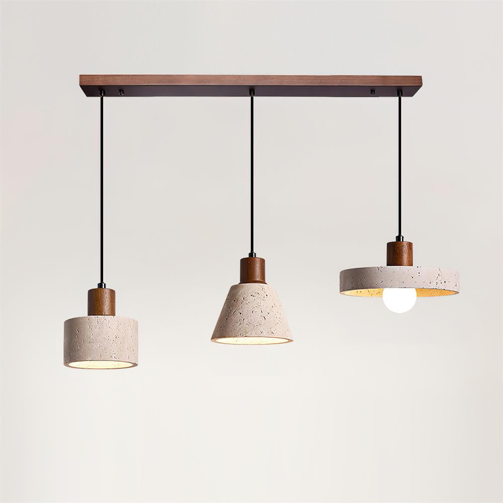 Ritta Pendant Light Travertine Cluster - Letslighting