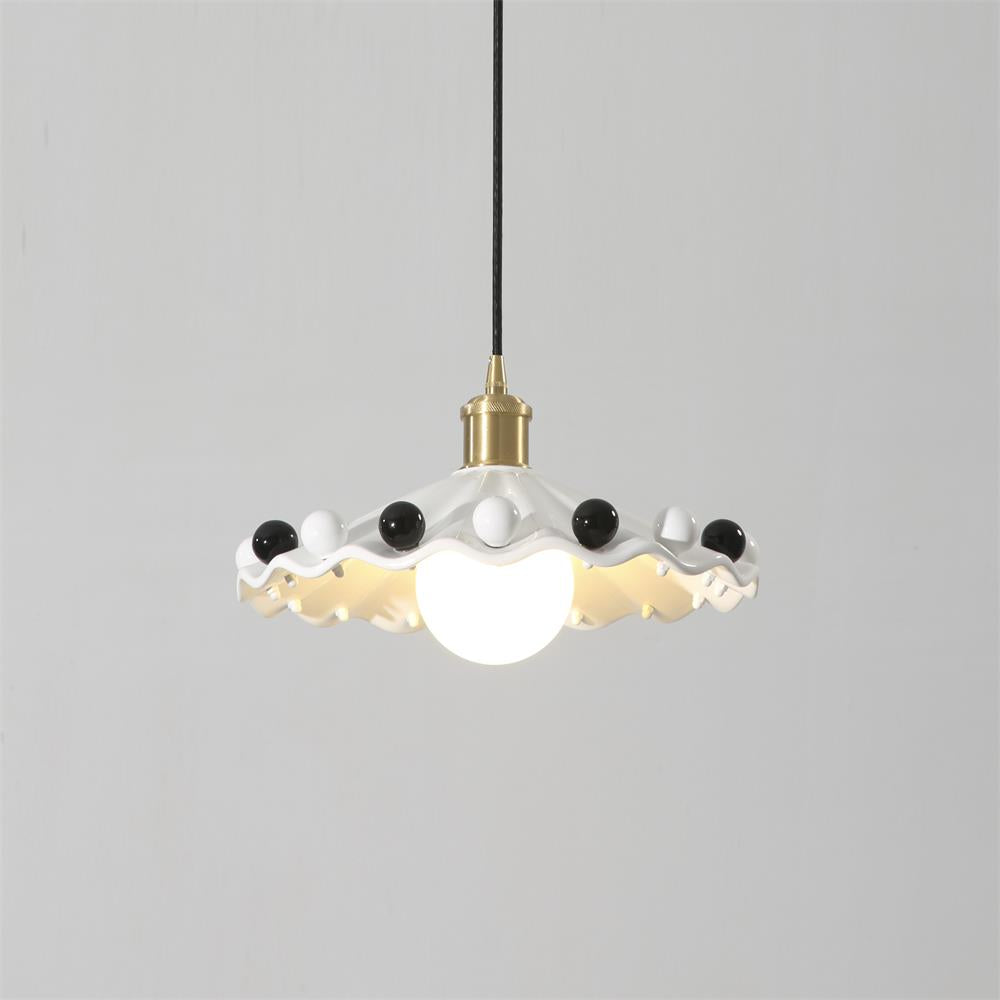 Pixen Pendelleuchte Gewellte Keramik Verspielte Bunte-Letslighting