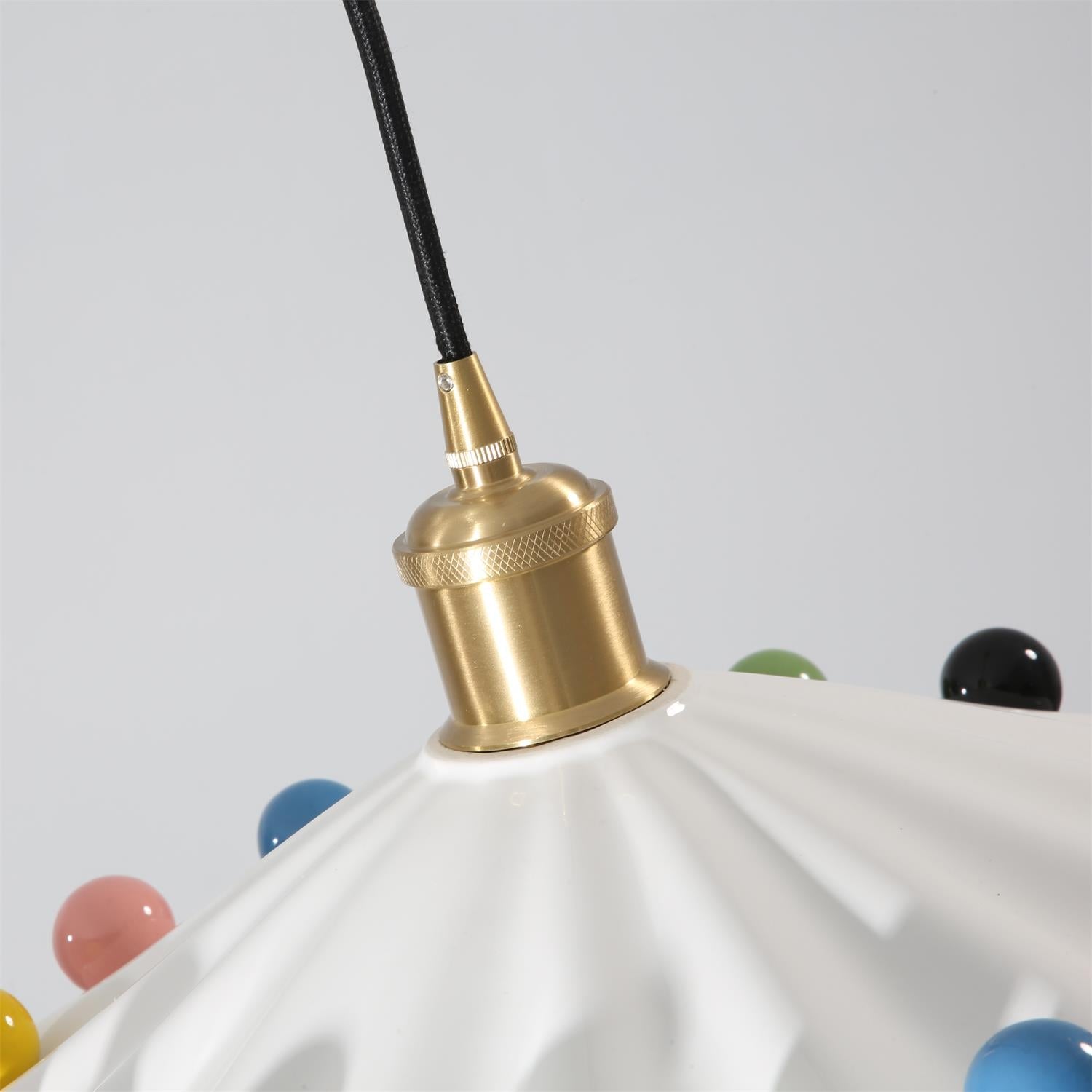 Pixen Pendelleuchte Gewellte Keramik Verspielte Bunte-Letslighting