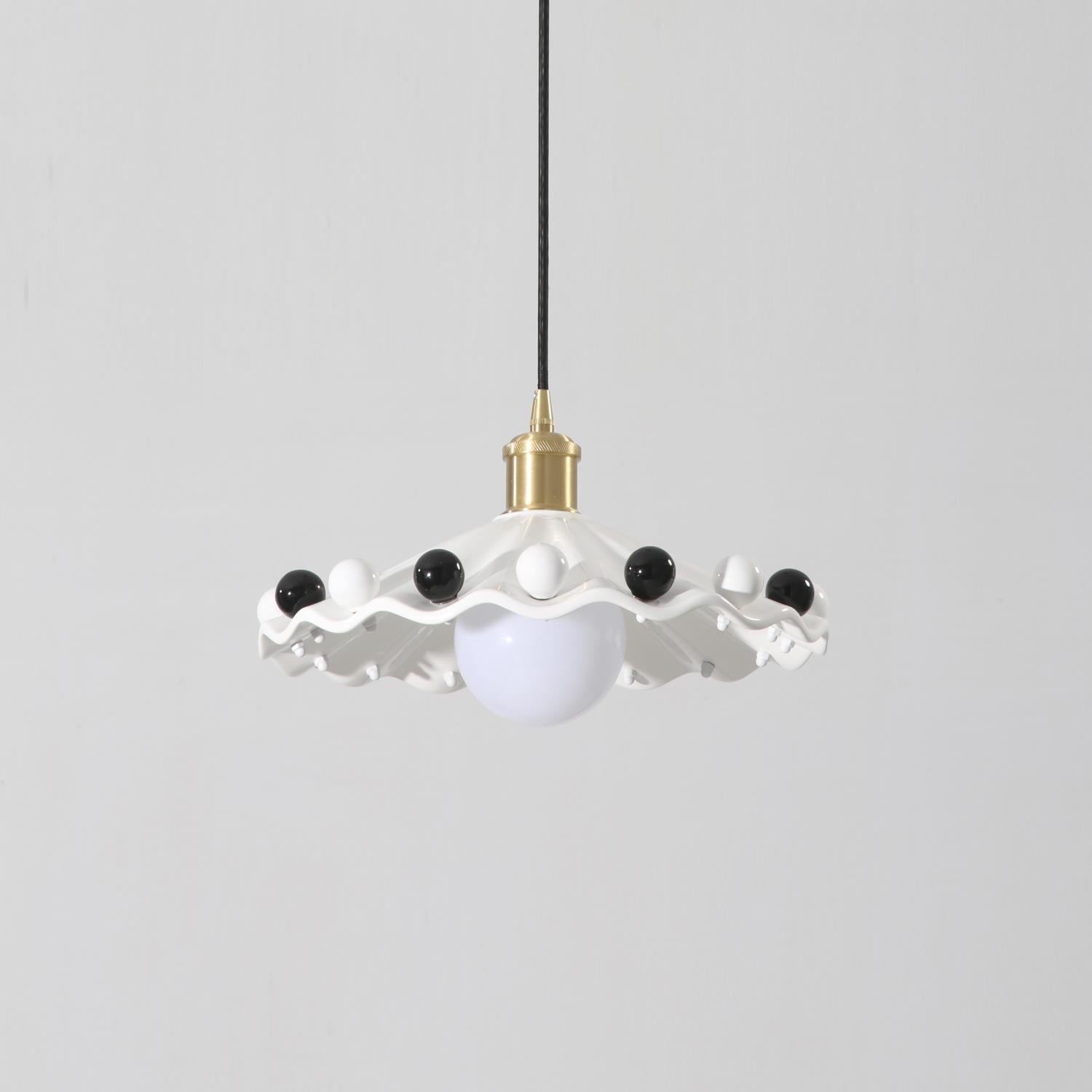 Pixen Pendelleuchte Gewellte Keramik Verspielte Bunte-Letslighting