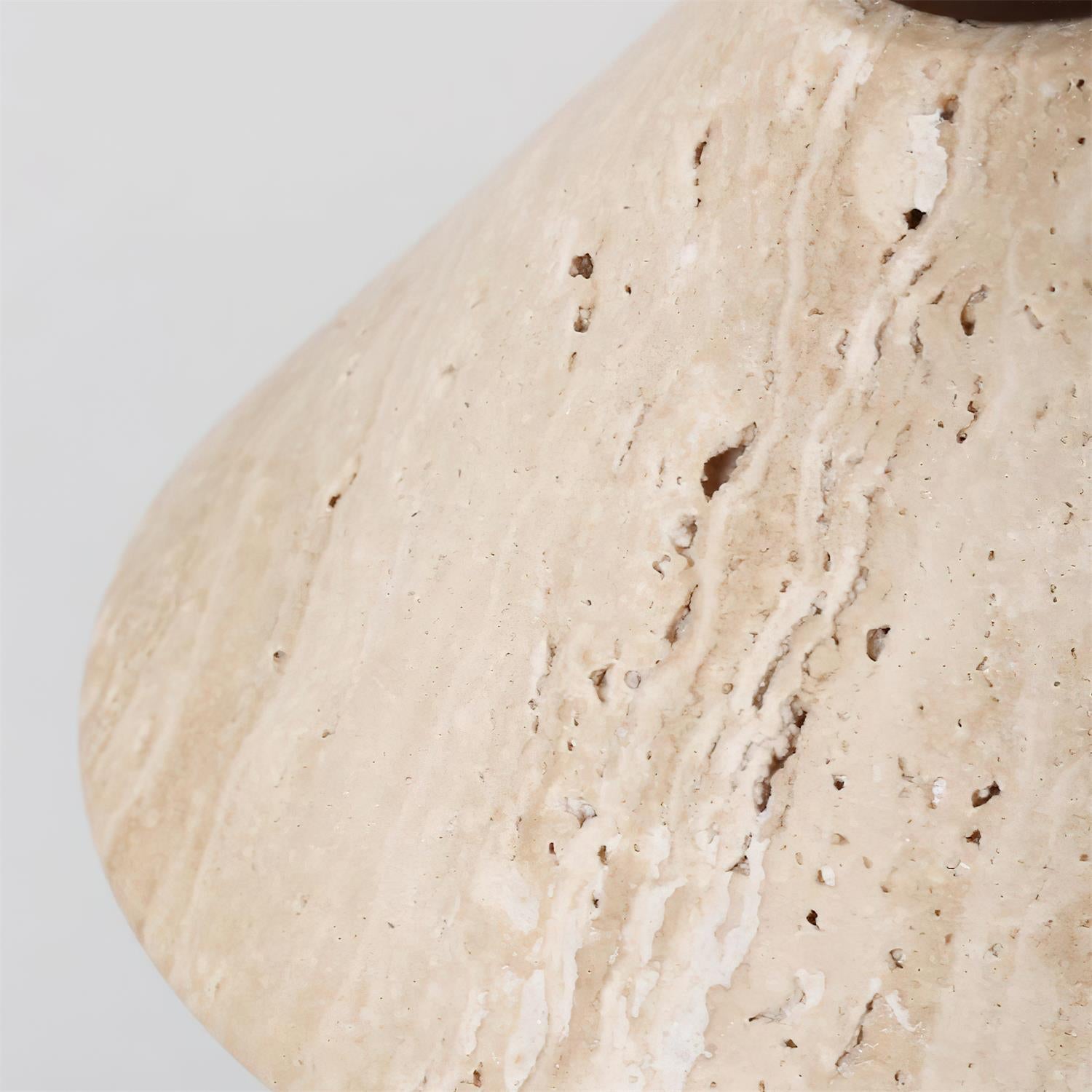 Ritta Travertine Pendant Lamp Hat Shape - Letslighting