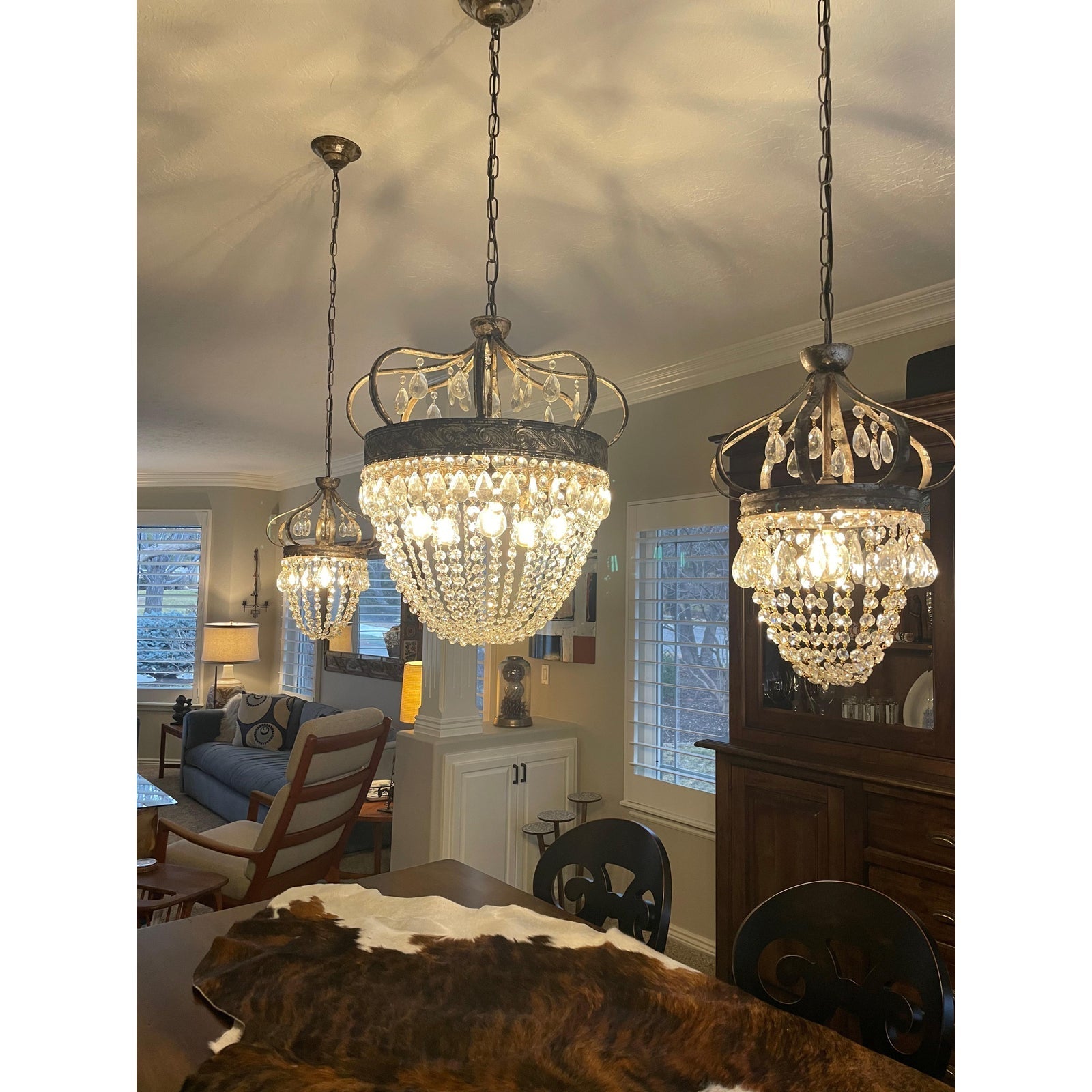 Abella Tear Drop Crystal Chandelier - Letslighting