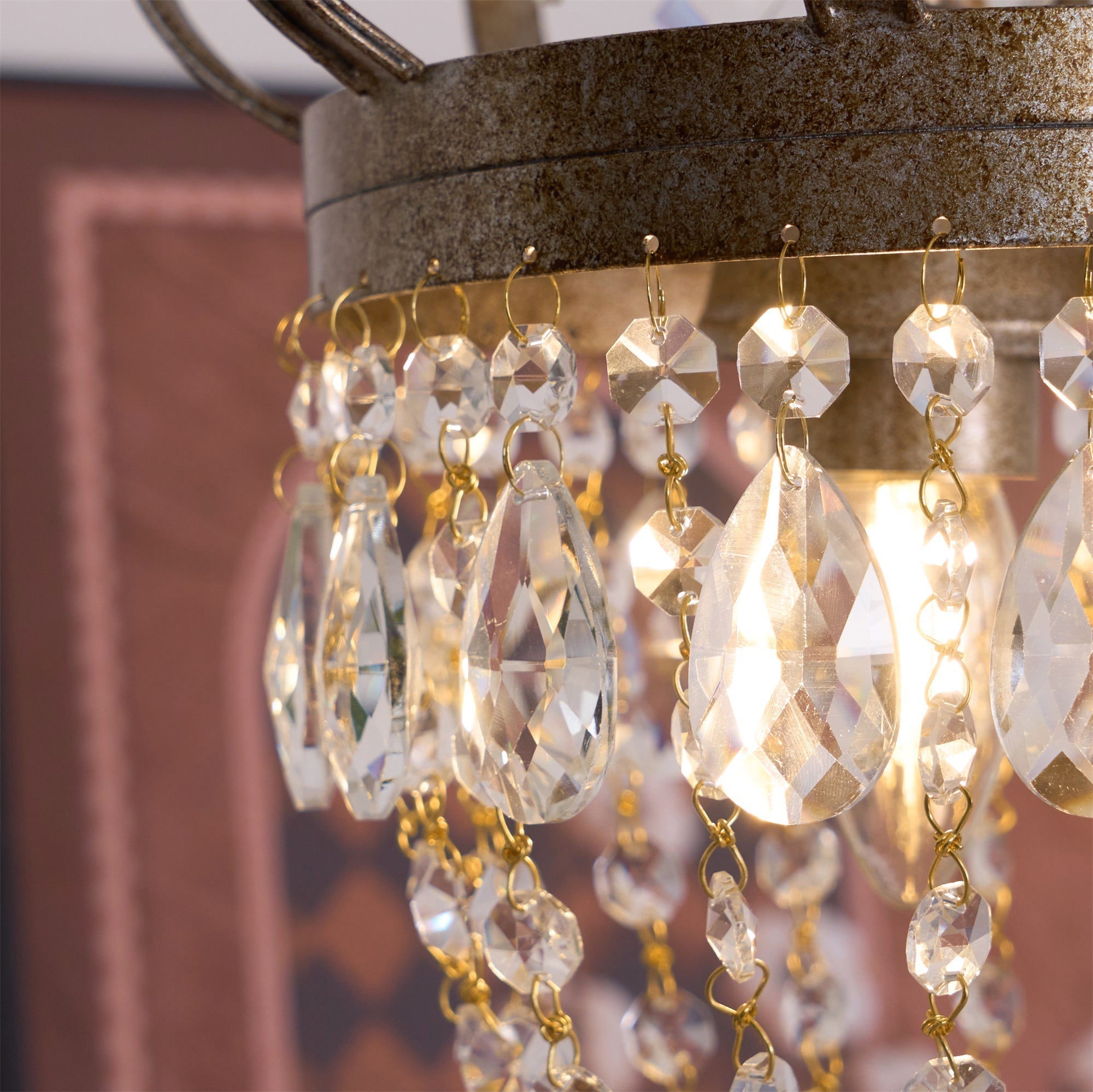 Abella Tear Drop Crystal Chandelier - Letslighting