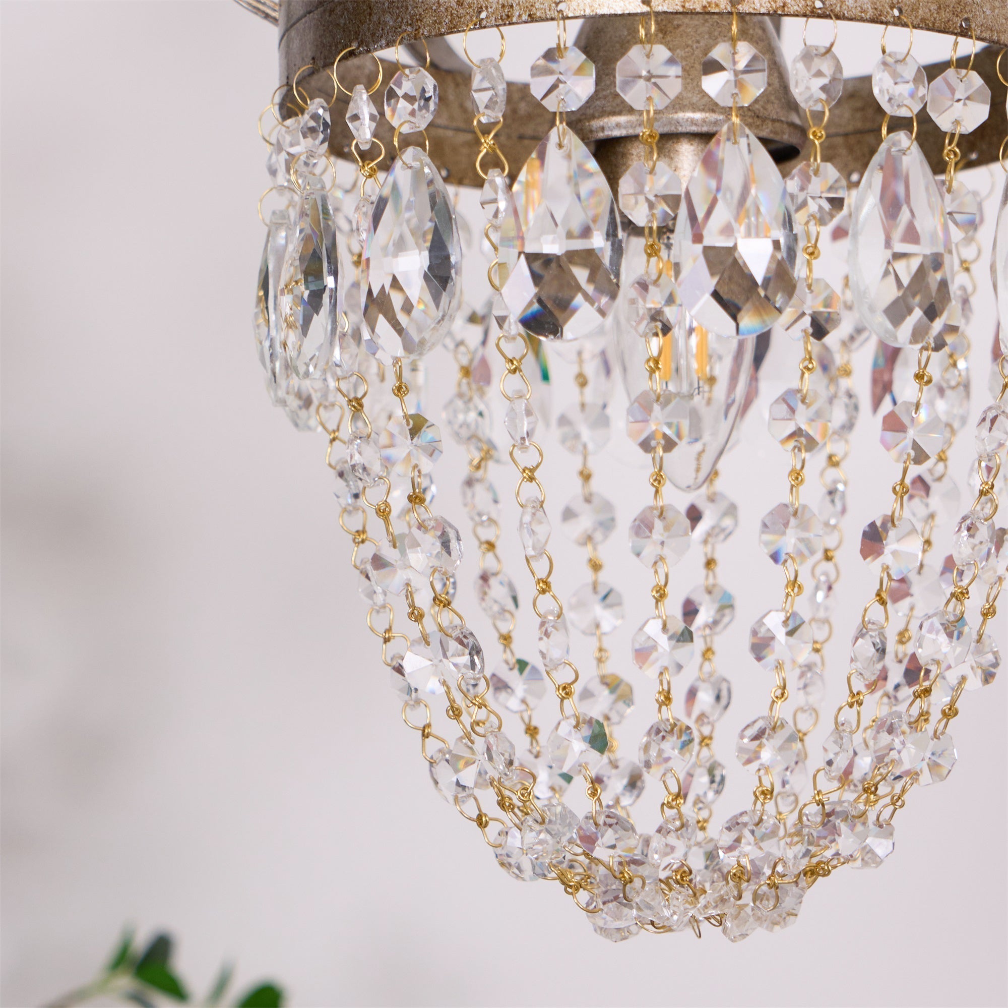 Abella Tear Drop Crystal Chandelier - Letslighting