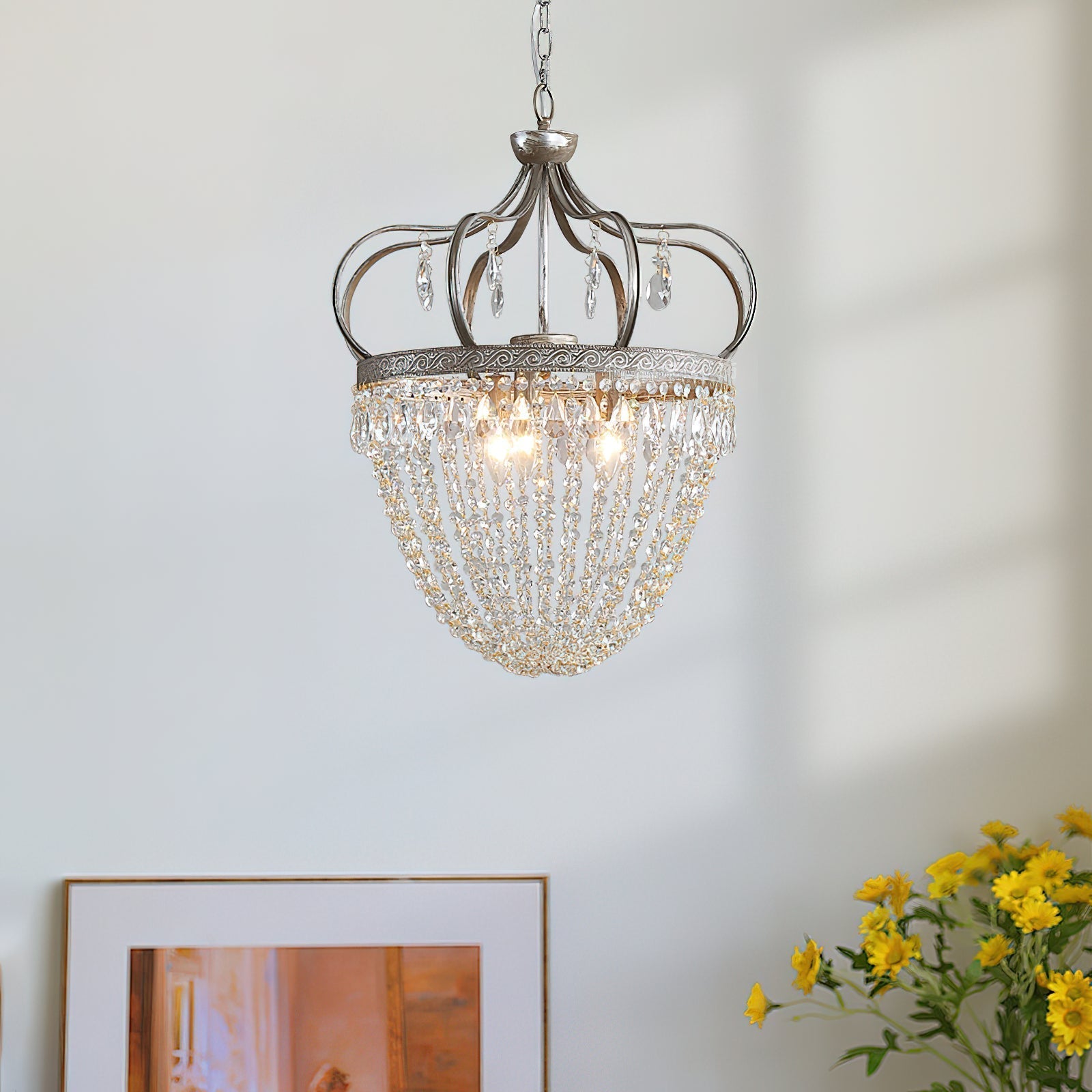 Abella Tear Drop Crystal Chandelier - Letslighting