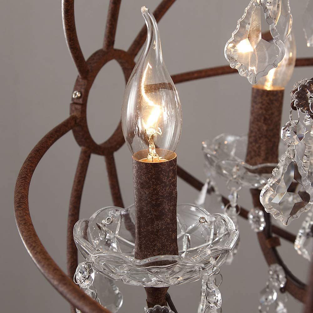 Sylirara Traditionell Einzelkugel Kristall Pendelleuchte-Letslighting