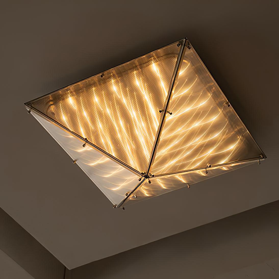 Facet Moderne Deckenleuchte aus Glas-Letslighting
