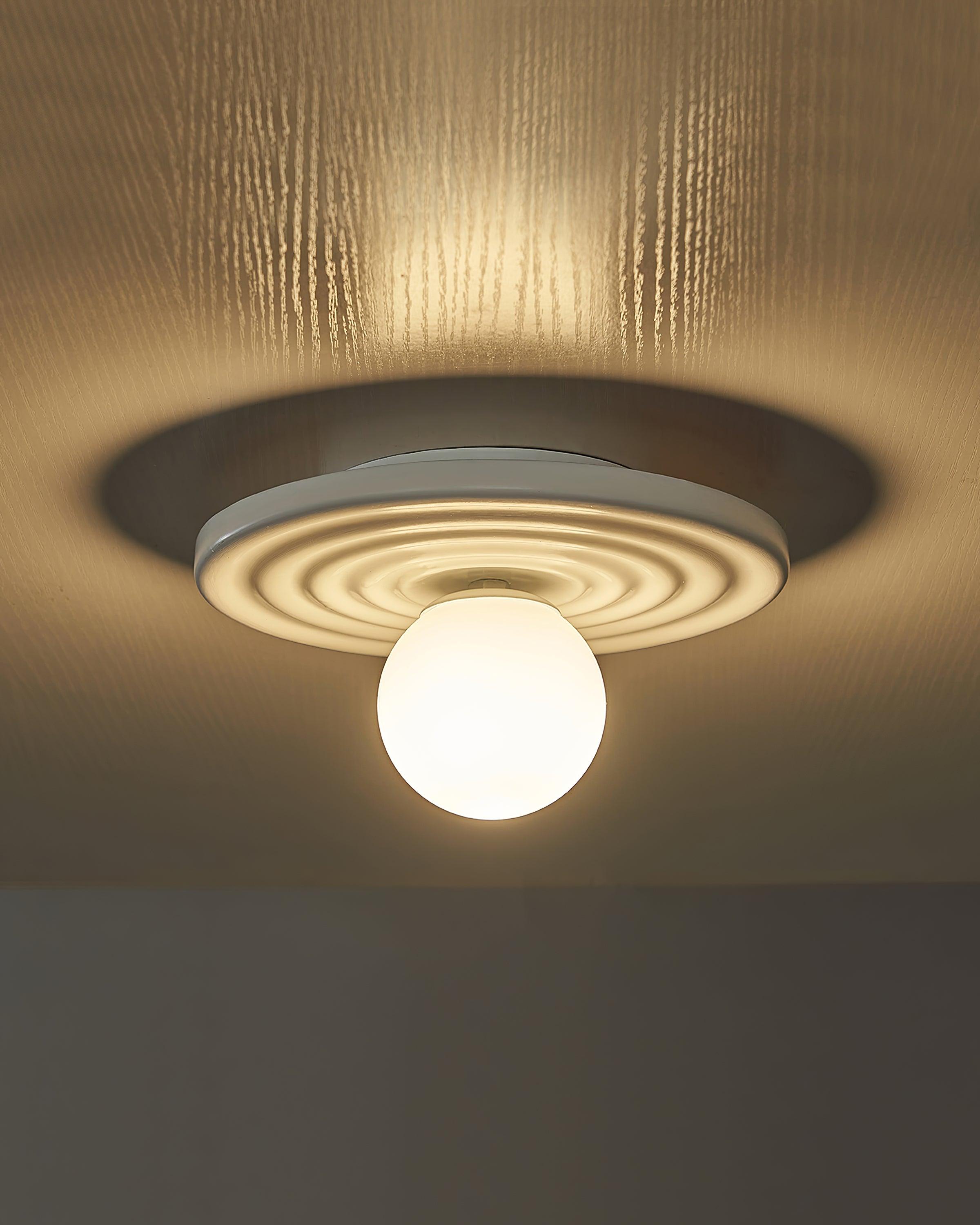 Deckenleuchte Metall Körper Harz Gekräuselt Baldachin Organisch Minimalistisch-Letslighting