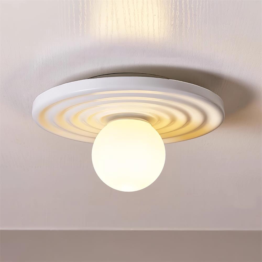 Deckenleuchte Metall Körper Harz Gekräuselt Baldachin Organisch Minimalistisch-Letslighting