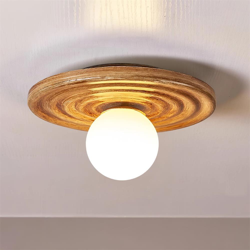 Deckenleuchte Metall Körper Harz Gekräuselt Baldachin Organisch Minimalistisch-Letslighting
