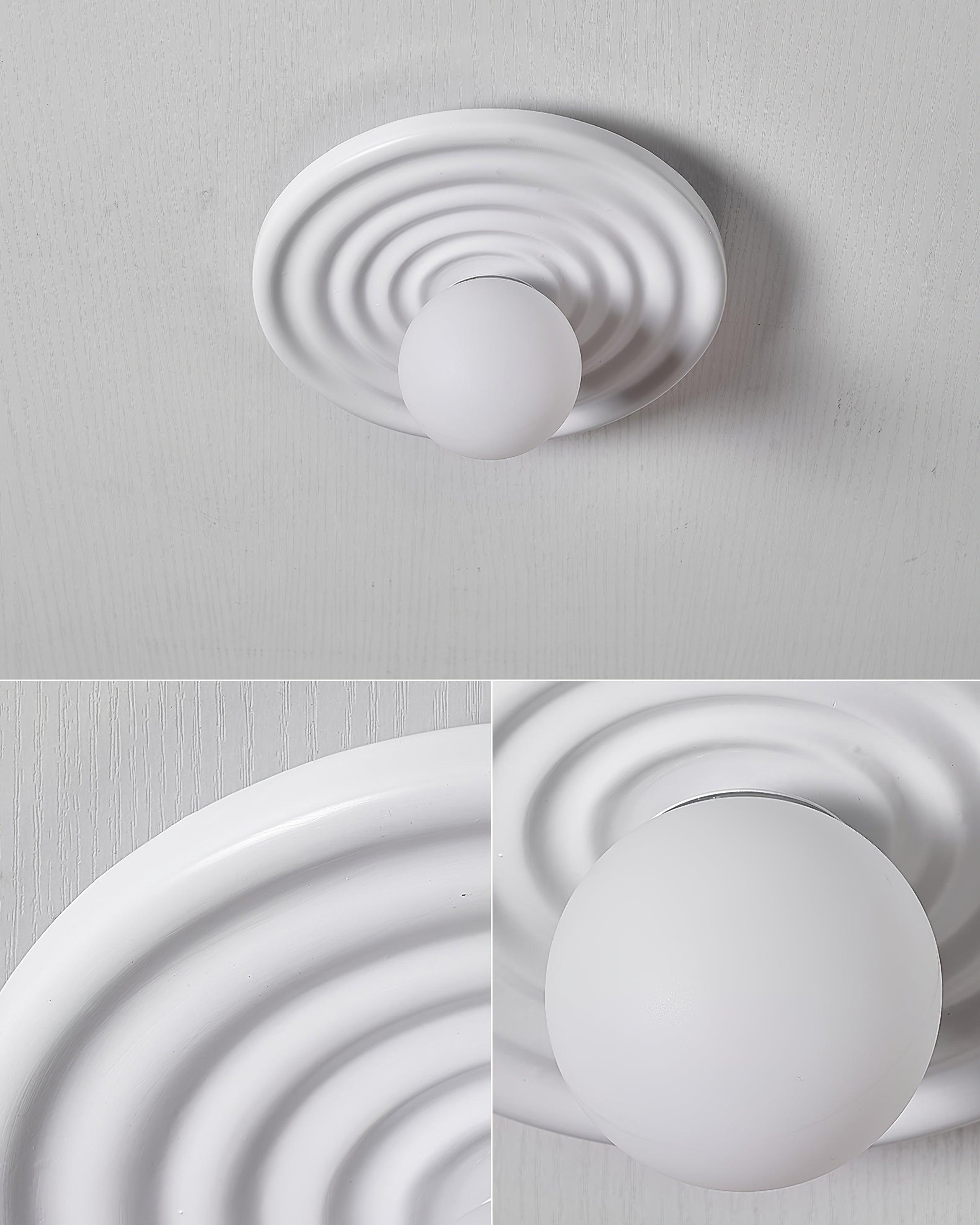 Deckenleuchte Metall Körper Harz Gekräuselt Baldachin Organisch Minimalistisch-Letslighting