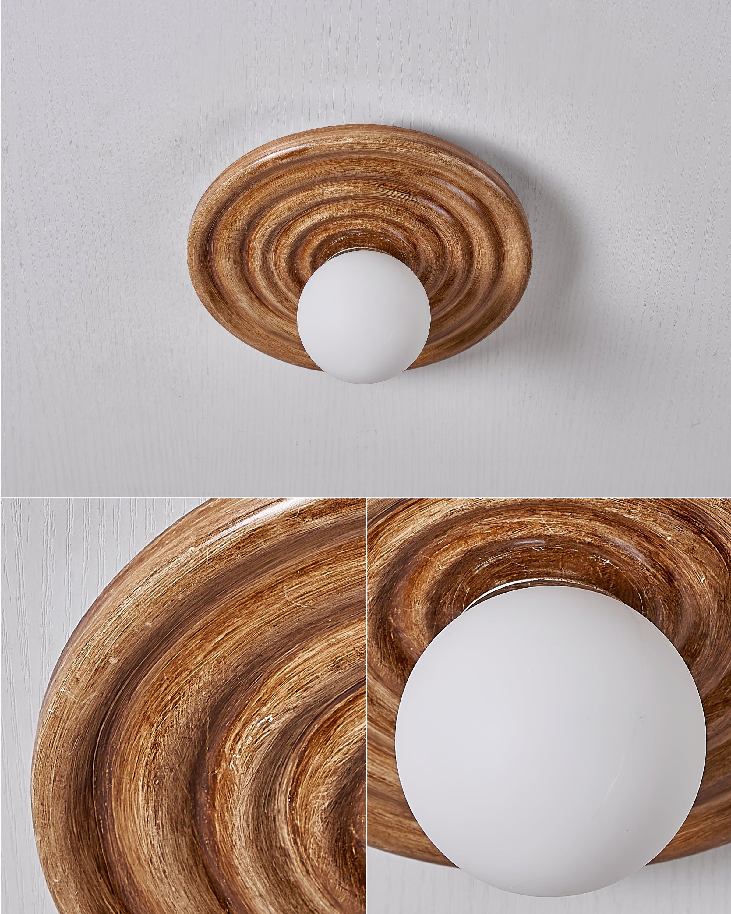 Deckenleuchte Metall Körper Harz Gekräuselt Baldachin Organisch Minimalistisch-Letslighting