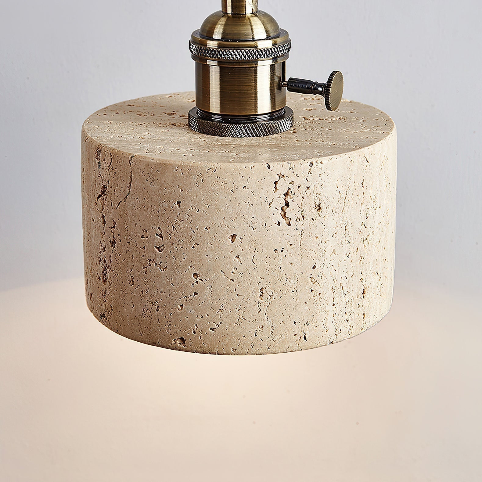 Sycaran Modern Minimalist Walnut Travertine Pendant Lamp - Letslighting