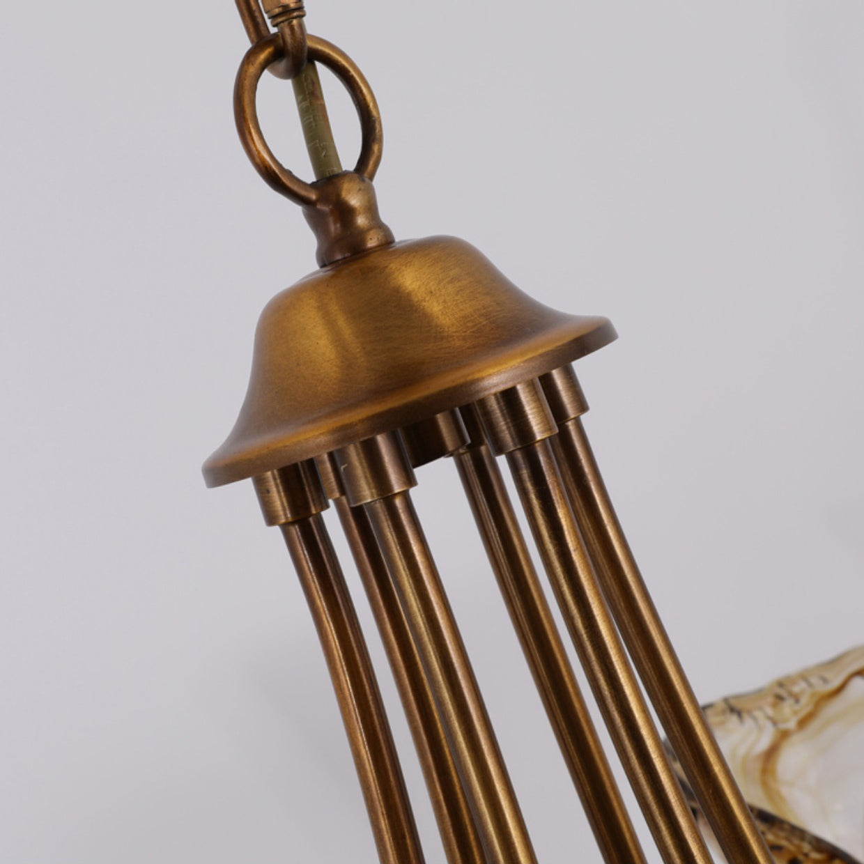Ilsilis Bernstein Vintage Industrial Kronleuchter-Letslighting