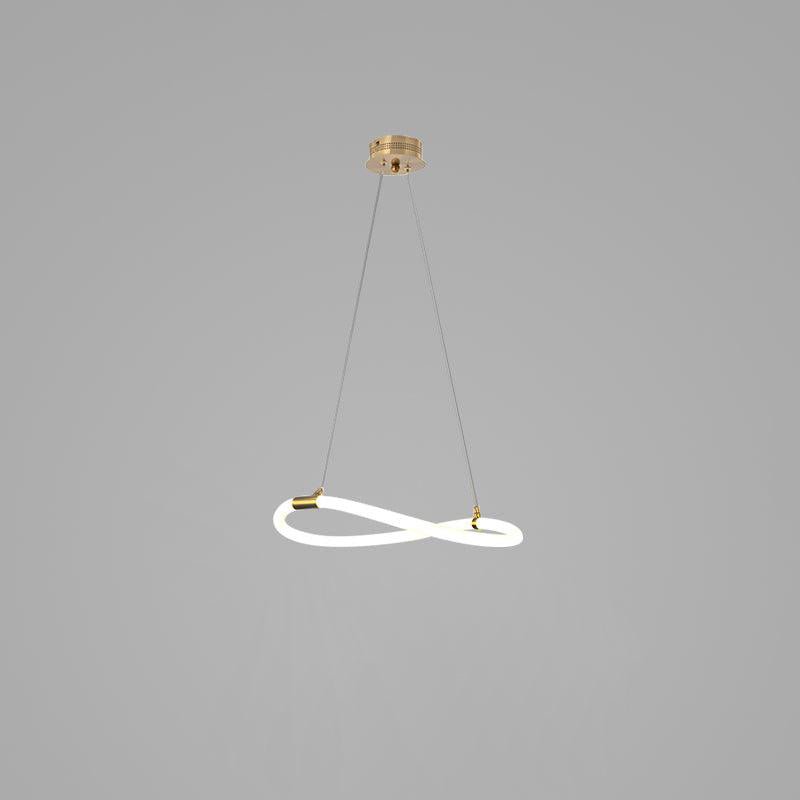 Lustra Kronleuchter Flexibles Silikon Kurve Modern Elegant-Letslighting