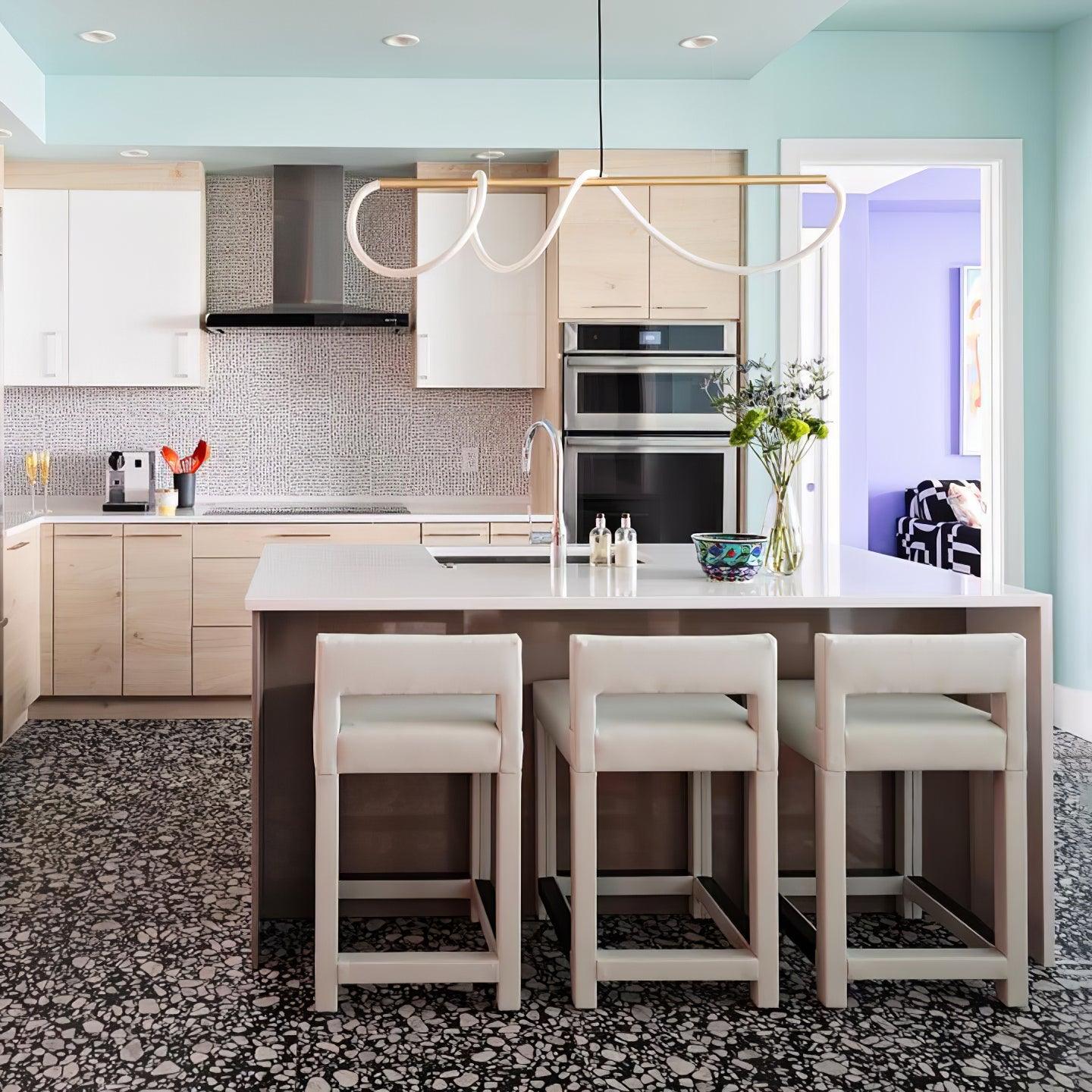 Lustra Kronleuchter Flexibles Silikon Kurve Modern Elegant-Letslighting