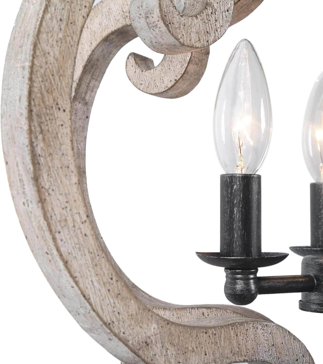Myviniel Vintage Industrial Holz Pendelleuchte-Letslighting