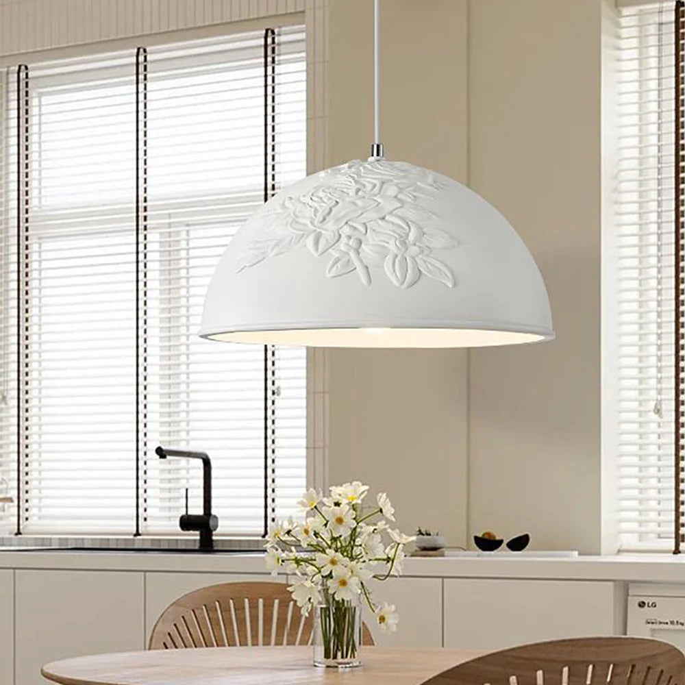 Aria Französisch LED Pendelleuchte Metall Wohn/Schlafzimmer
