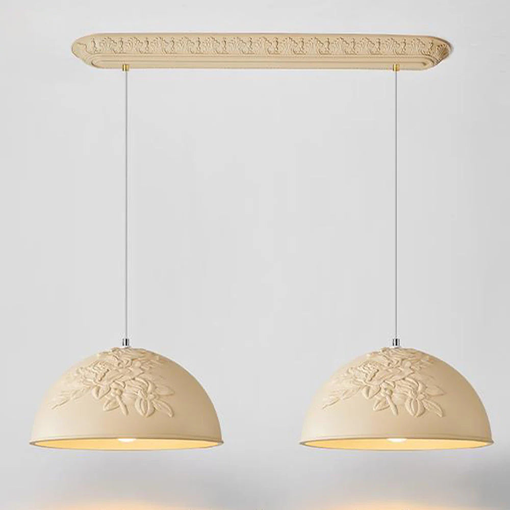 Aria Französisch LED Pendelleuchte Metall Wohn/Schlafzimmer