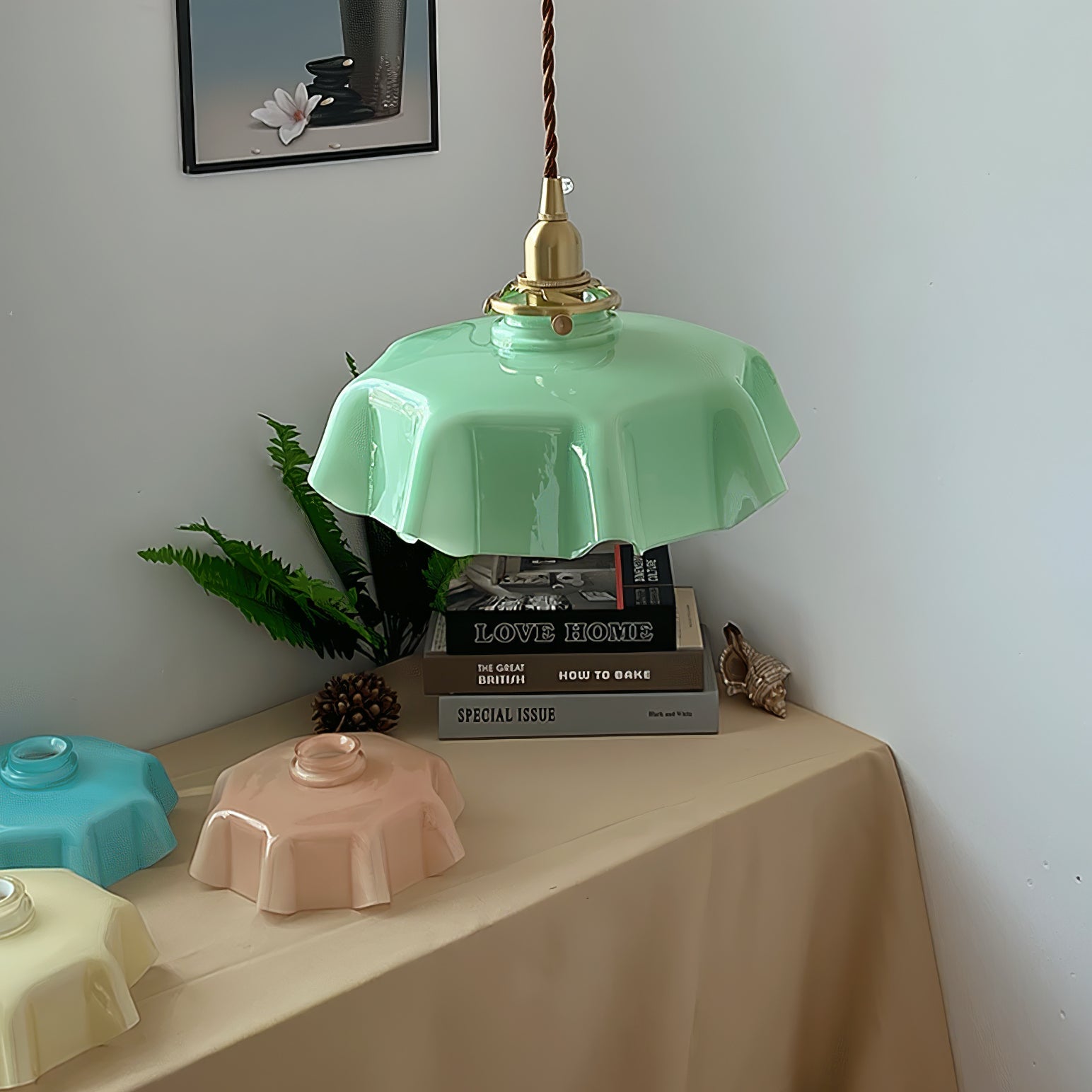 Lustra Pendelleuchte Leuchte Französisch Blume für Esszimmer-Letslighting