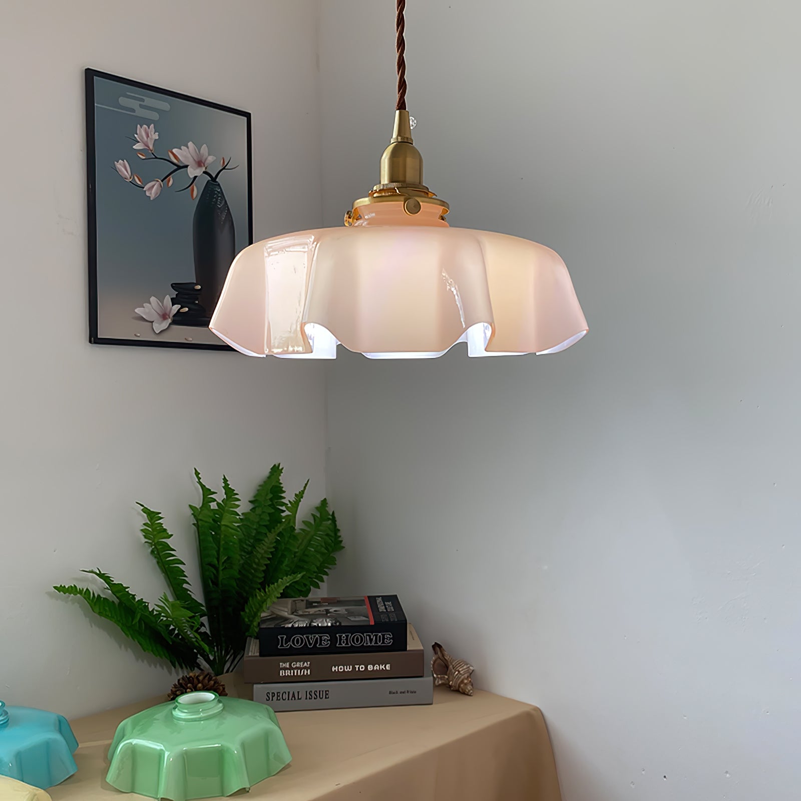 Lustra Pendelleuchte Leuchte Französisch Blume für Esszimmer-Letslighting