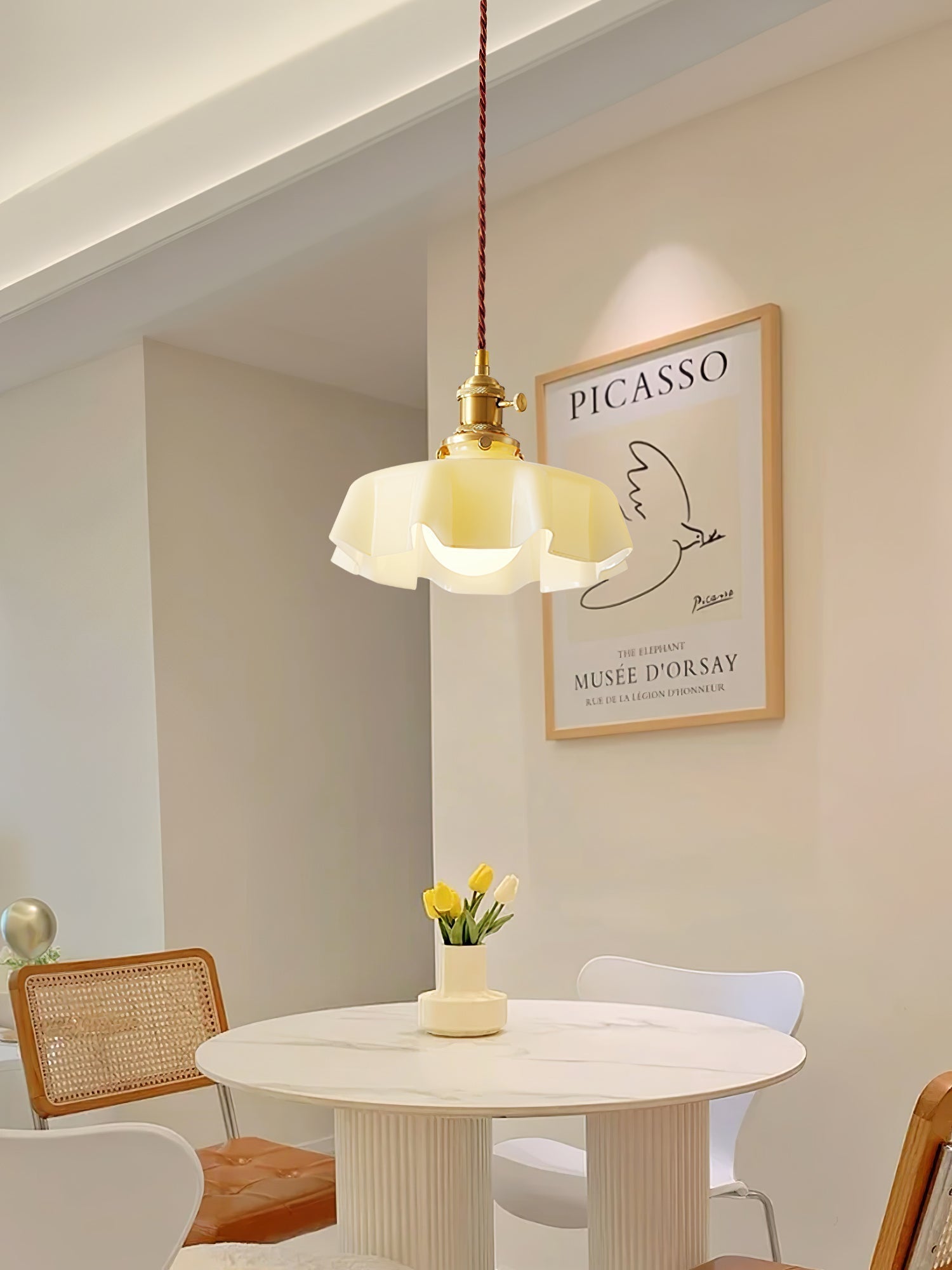 Lustra Pendelleuchte Leuchte Französisch Blume für Esszimmer-Letslighting