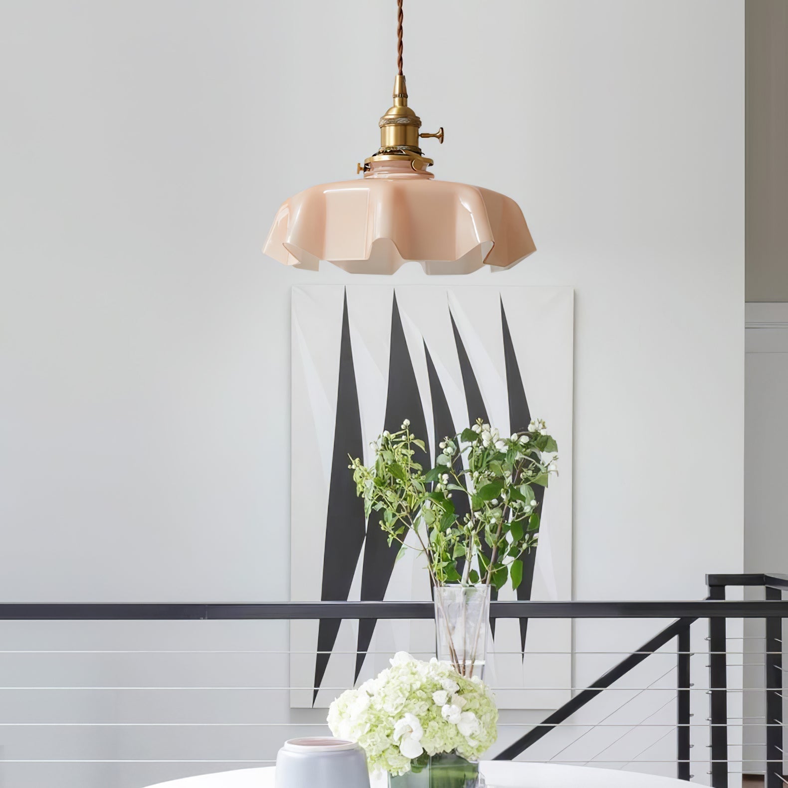 Lustra Pendelleuchte Leuchte Französisch Blume für Esszimmer-Letslighting