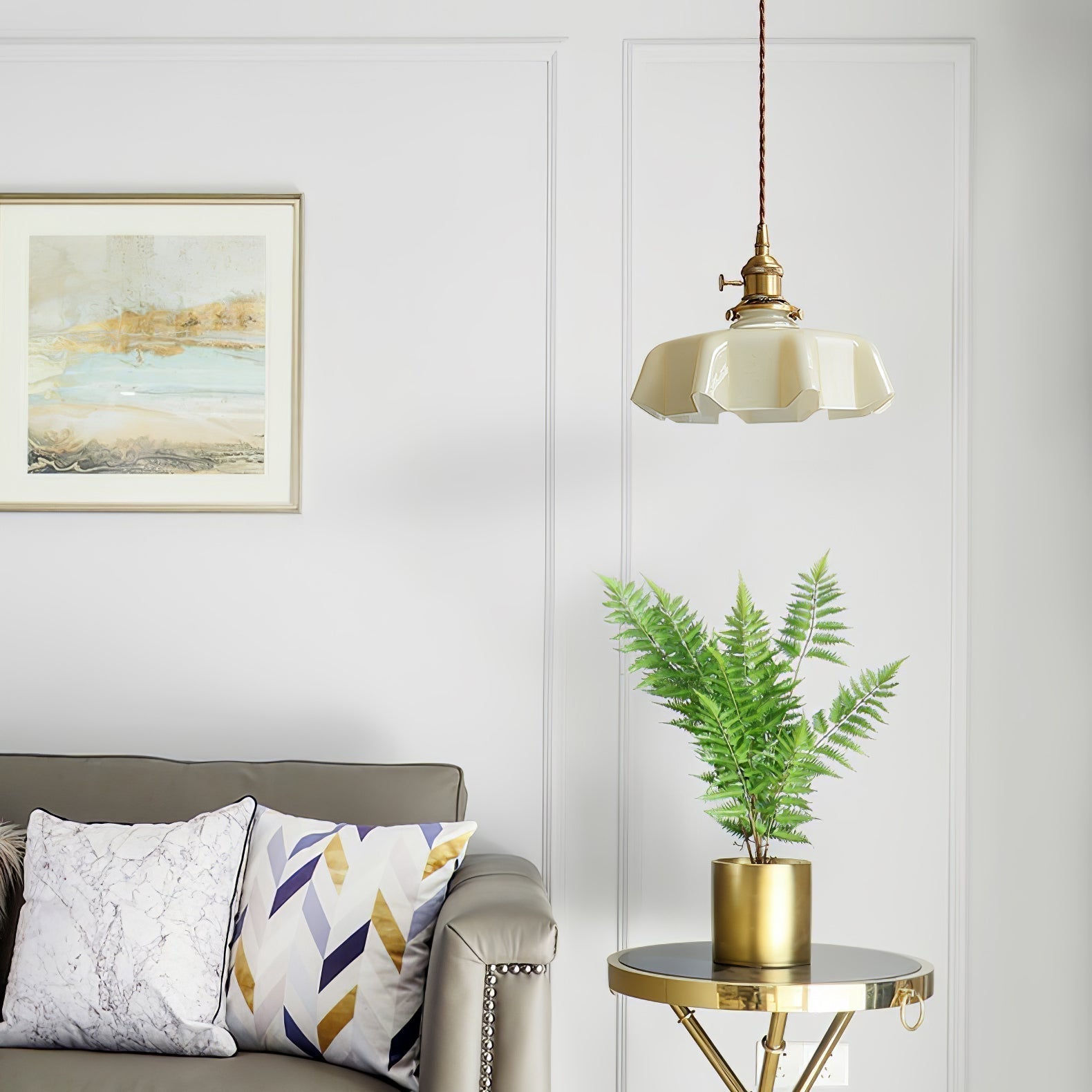 Lustra Pendelleuchte Leuchte Französisch Blume für Esszimmer-Letslighting