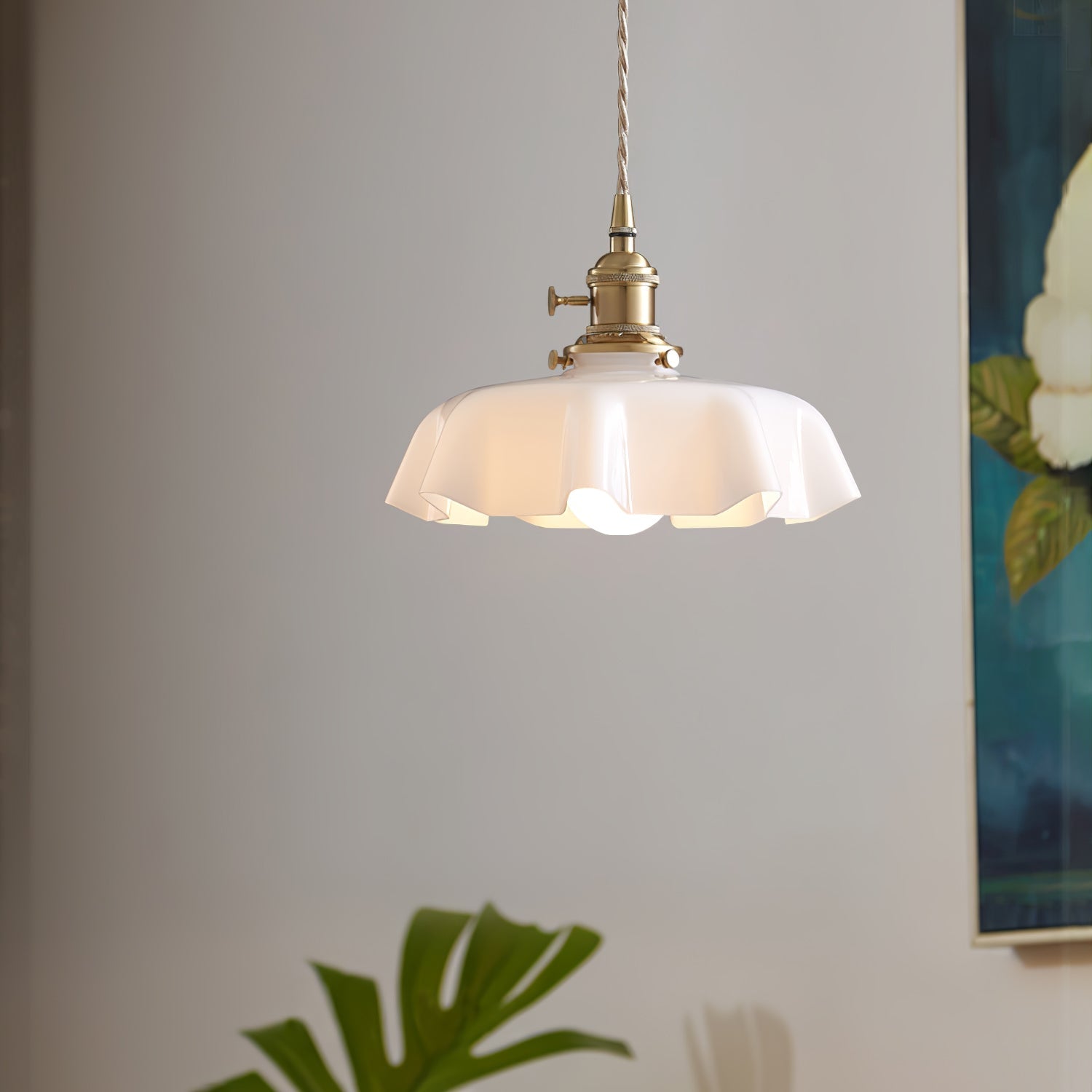Lustra Pendelleuchte Leuchte Französisch Blume für Esszimmer-Letslighting