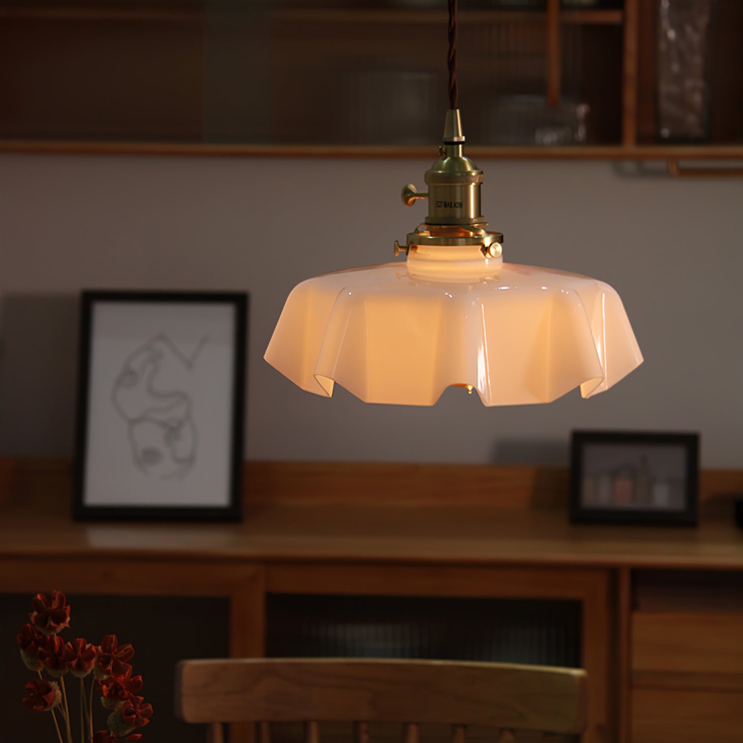Lustra Pendelleuchte Leuchte Französisch Blume für Esszimmer-Letslighting