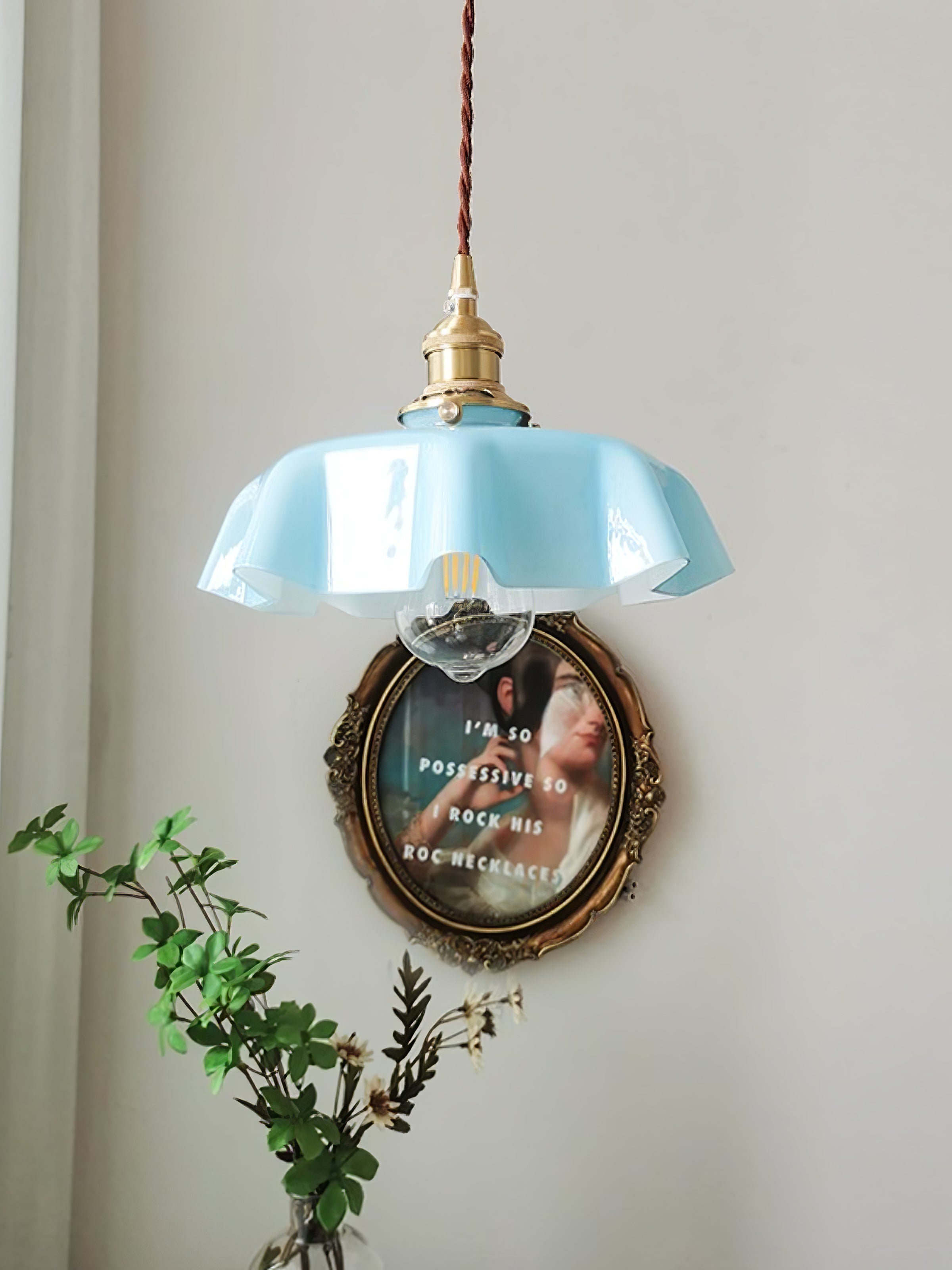 Lustra Pendelleuchte Leuchte Französisch Blume für Esszimmer-Letslighting