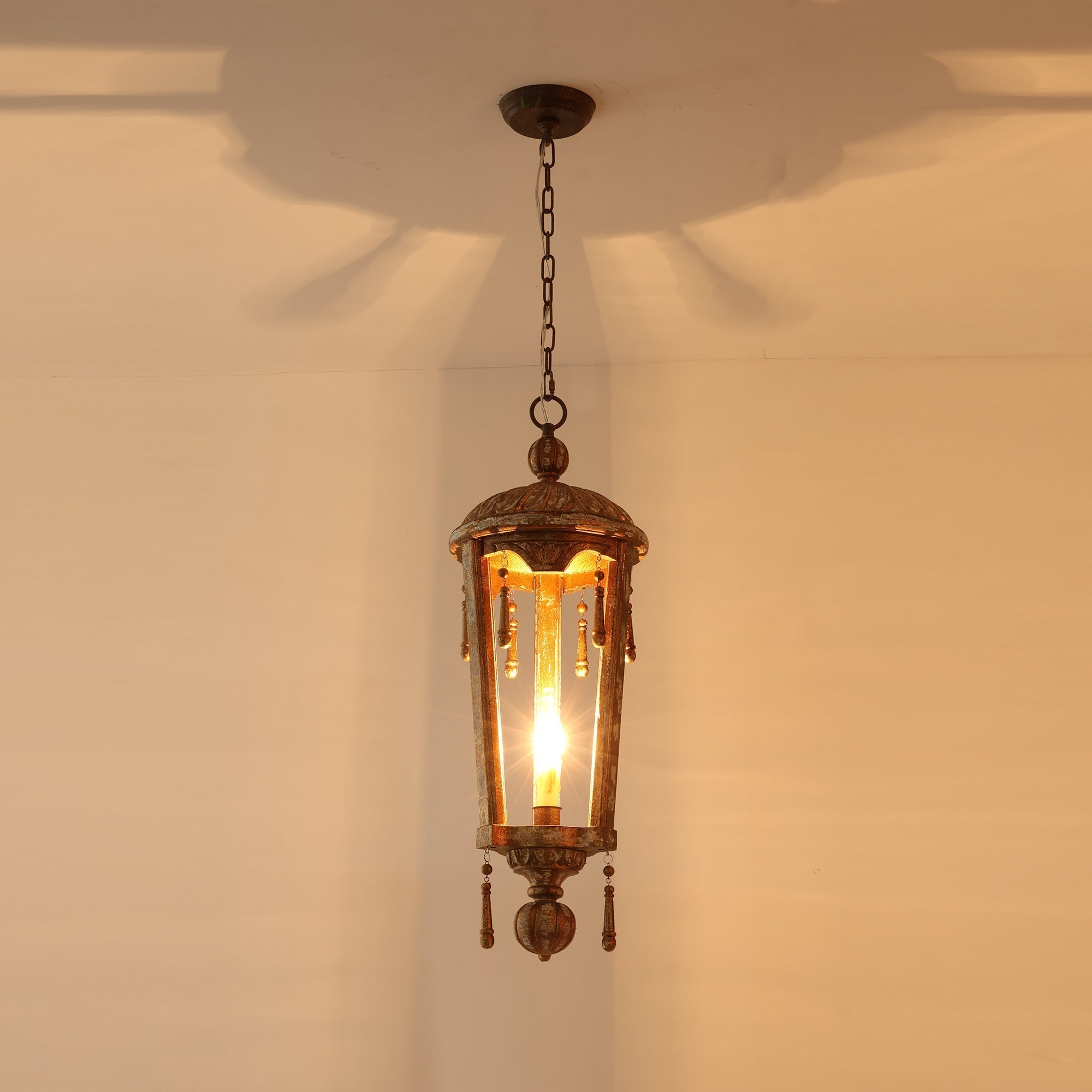 Nylire Holzschnitzerei Laterne Pendelleuchte-Letslighting