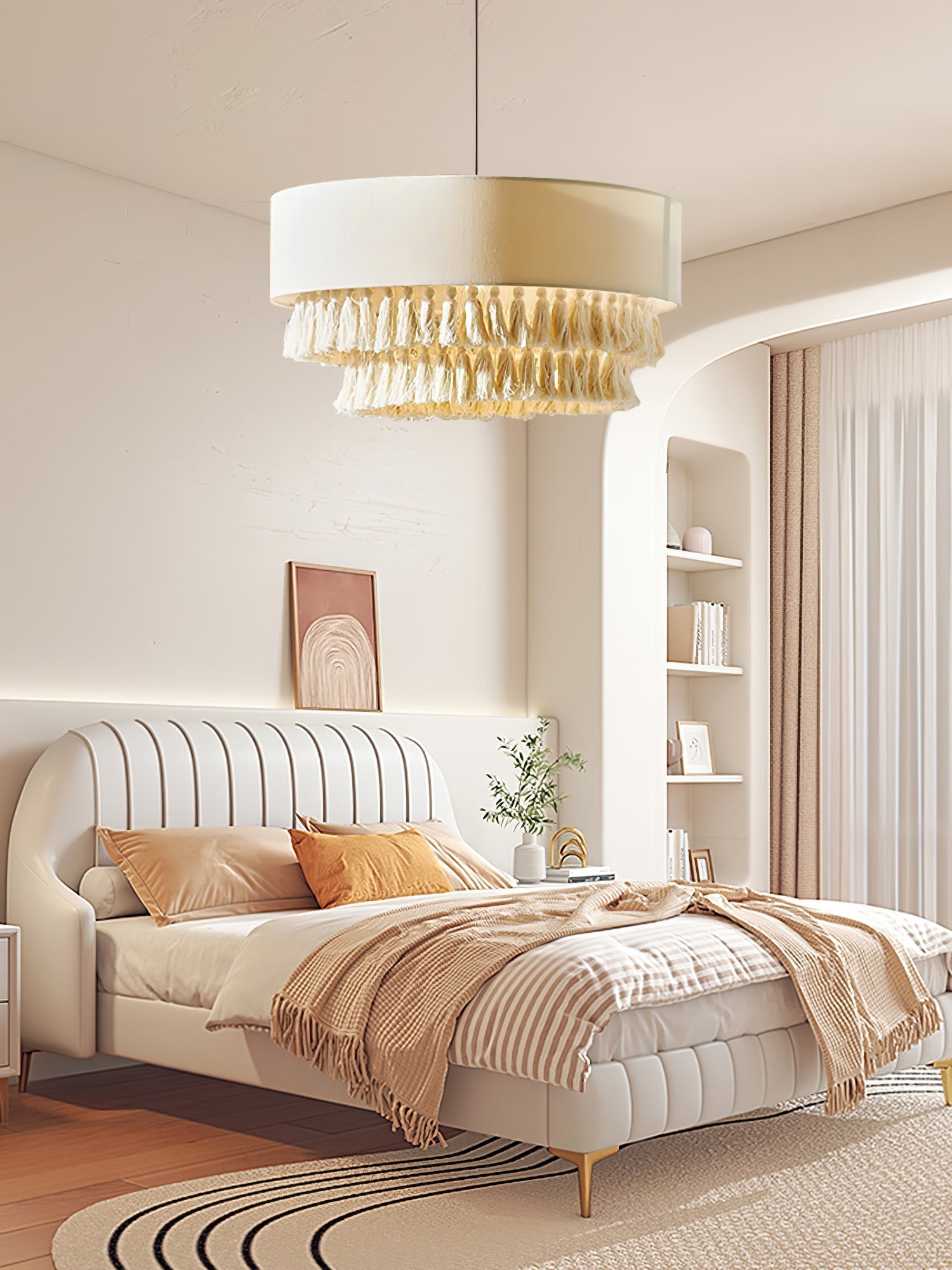 Cicaros Postmoderne Luxus-Stoff-Pendelleuchte-Letslighting